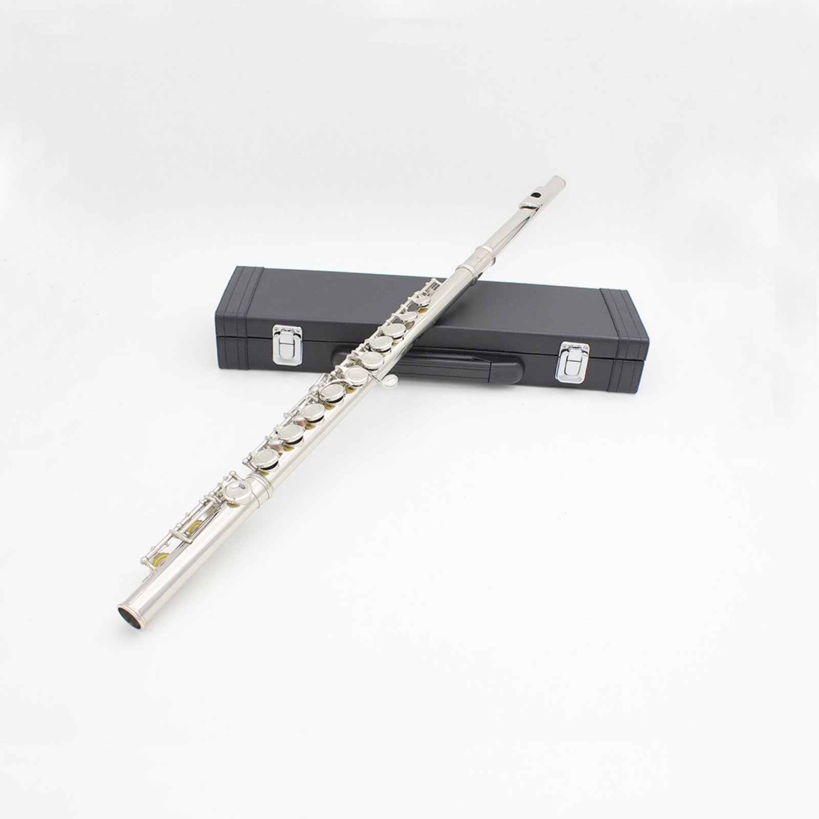 16-Keyed Flute Metal Alloy Student Flute Cupronickel Wind Instrument Instrument for Students