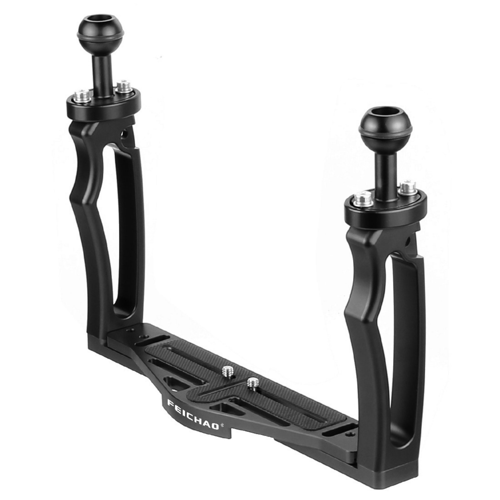 Underwater Handle Tray Underwater Camera Tray Sturdy Double Handle Dive Mount for Divers