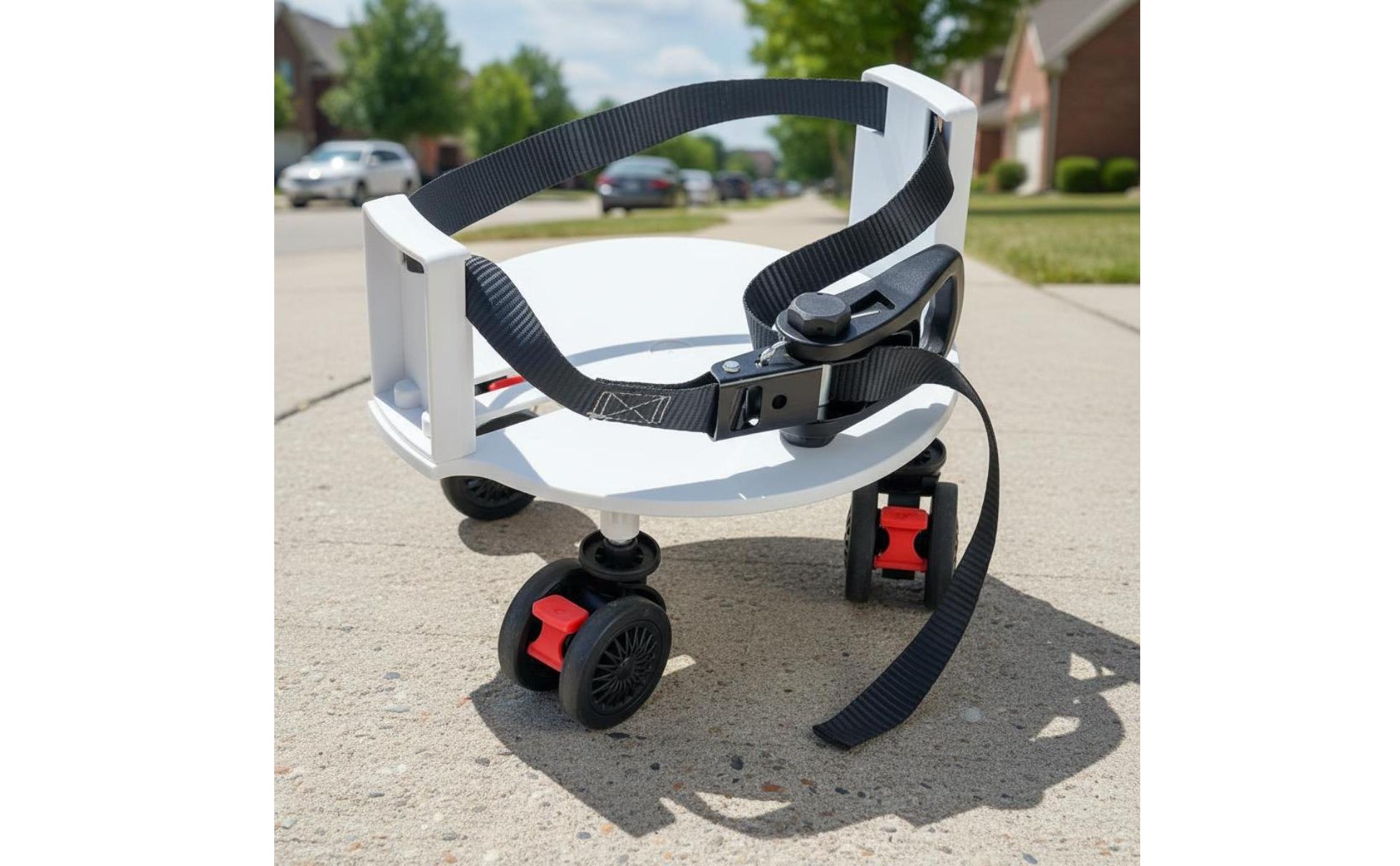 Golf Bag Wheel Base Swivel Wheels Rolling Golf Golf Bag Stand Wheeled
