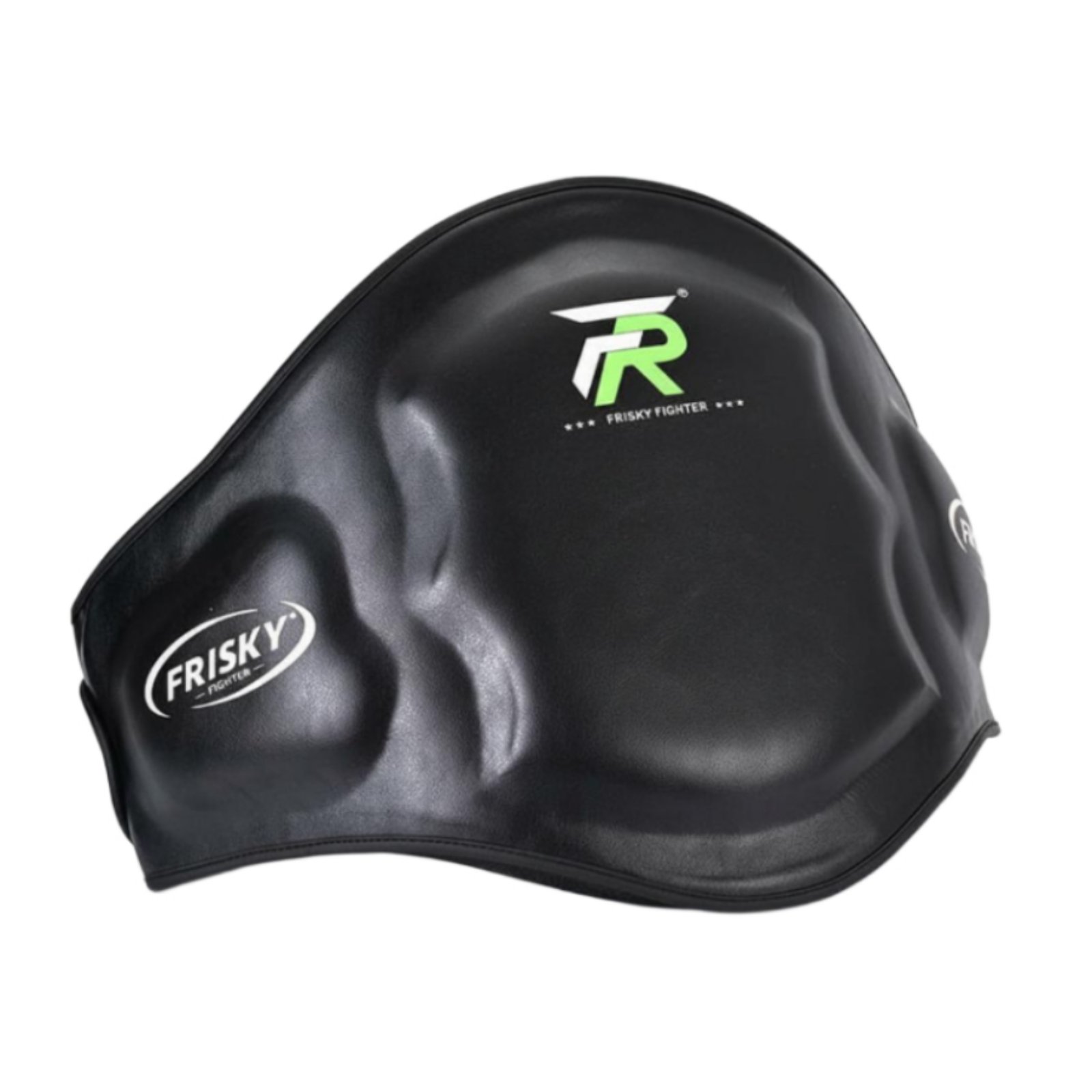 Boxing Waist Pad Sparring Training Belly Impact Pad Adjustable Straps Kick Guard for Fighters, Gym, Dojo