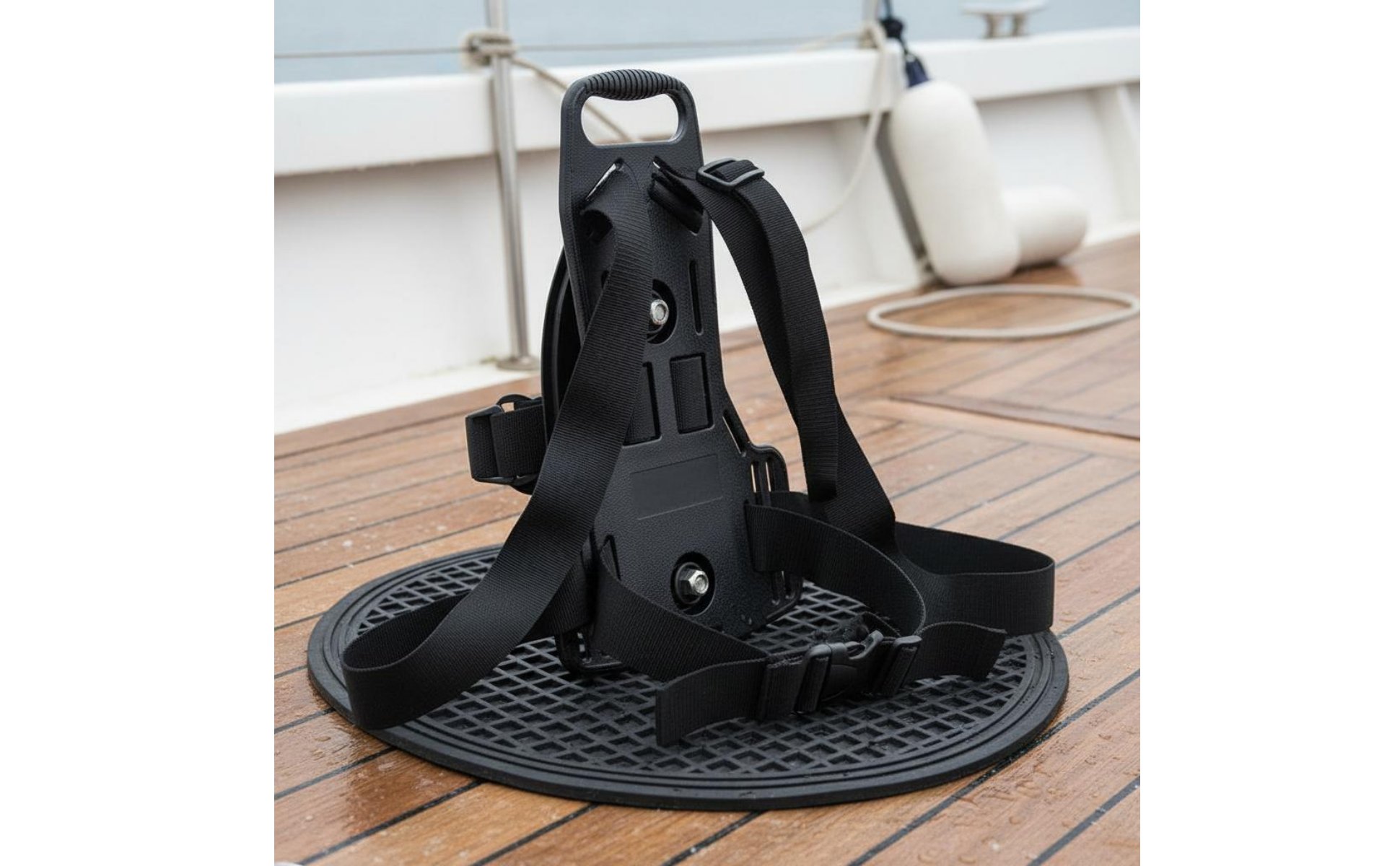 Aluminum Diving Backplate Lightweight Diving Cylinder Backplate Snug-Fit