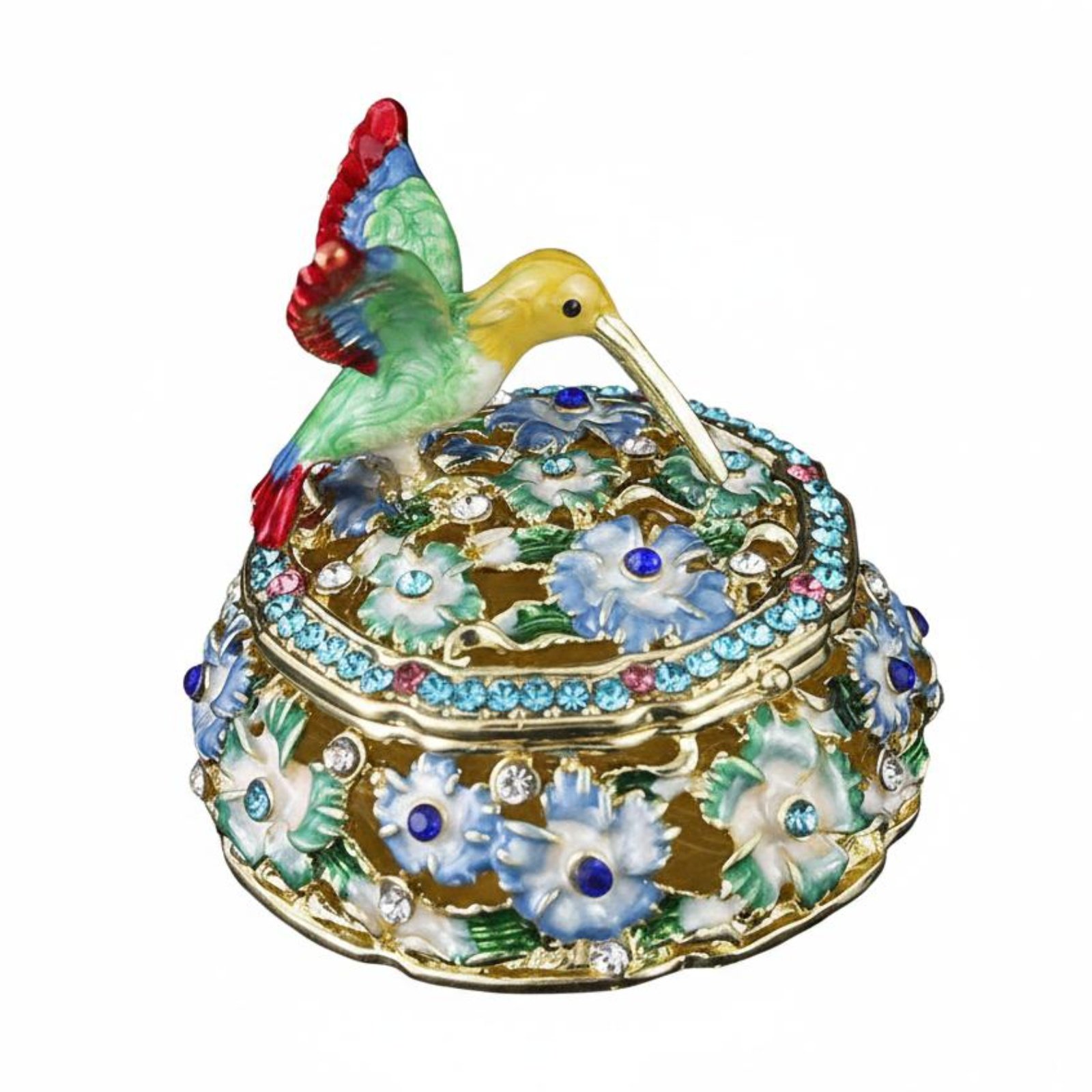 Hummingbird Jewelry Box Handmade Hummingbird Trinket Box Decorative Home Decor