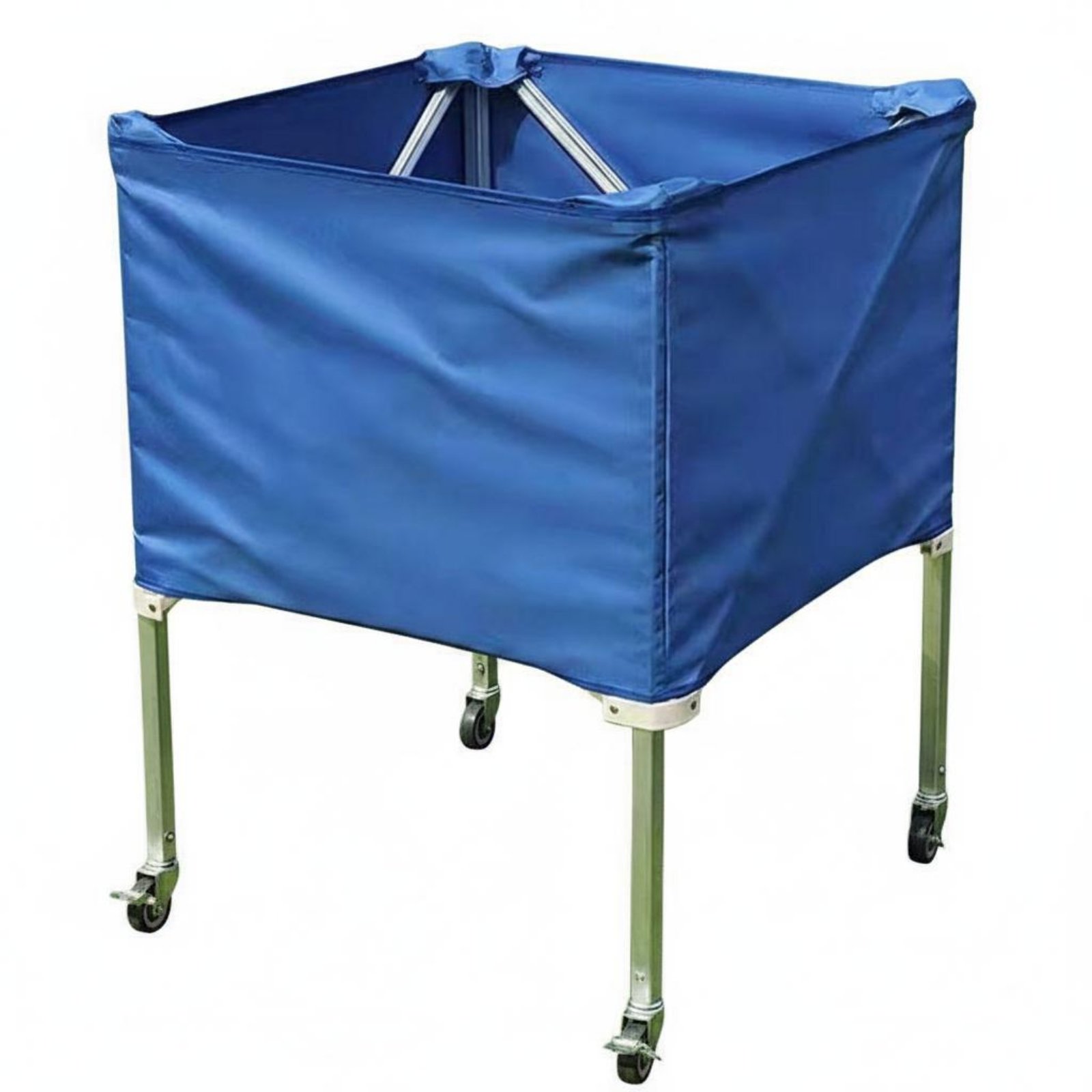Rolling Ball Cart Large Capacity Portable Ball Storage Cart for Gym