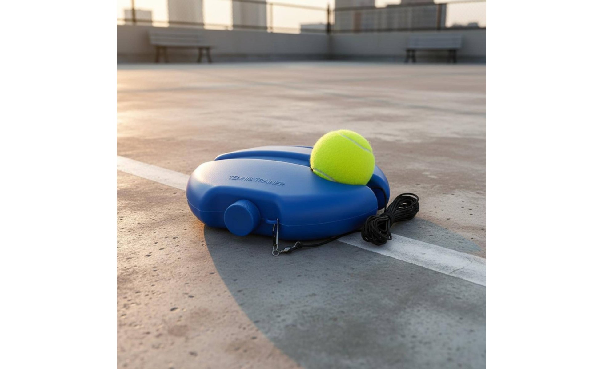 Solo Tennis Practice Aid Wear-Resistant Rebound Tennis Practice Aid Long-Lasting