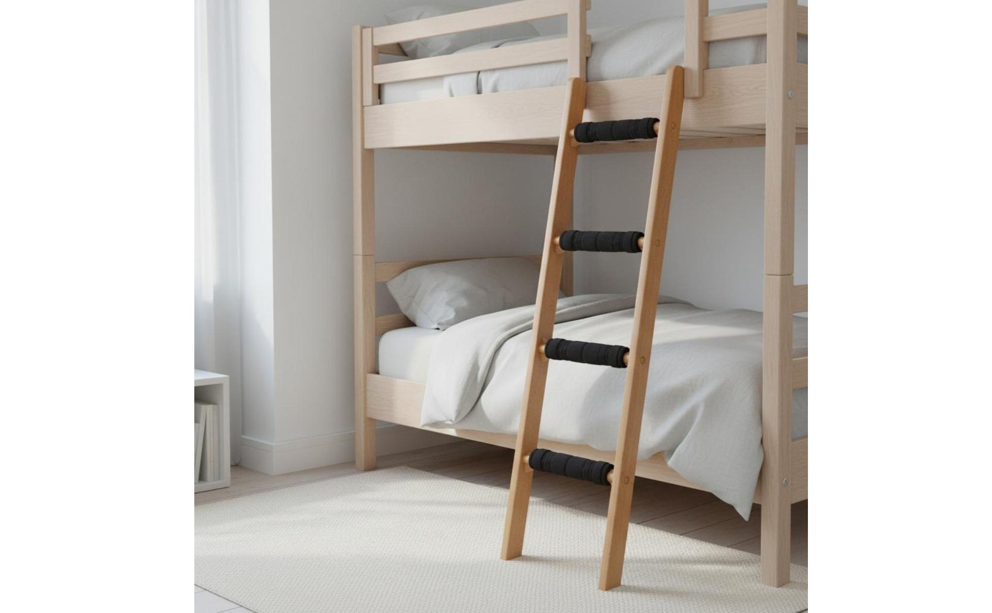 4 Pièces Coussin Échelle Lit Superposé Anti-Chute Protège Marche Lit Superposé