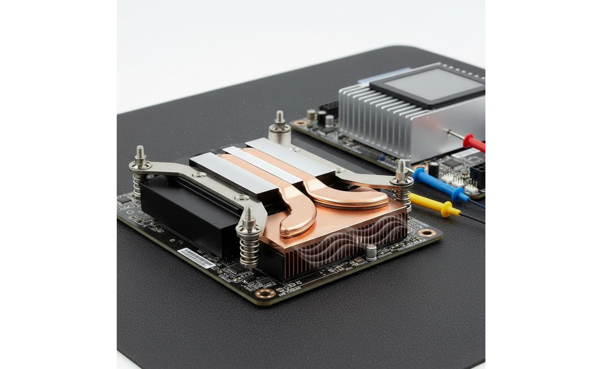 1U Copper Heat Pipe Cooler Ultra Thin ITX Processor Cooler Hushed Cooling