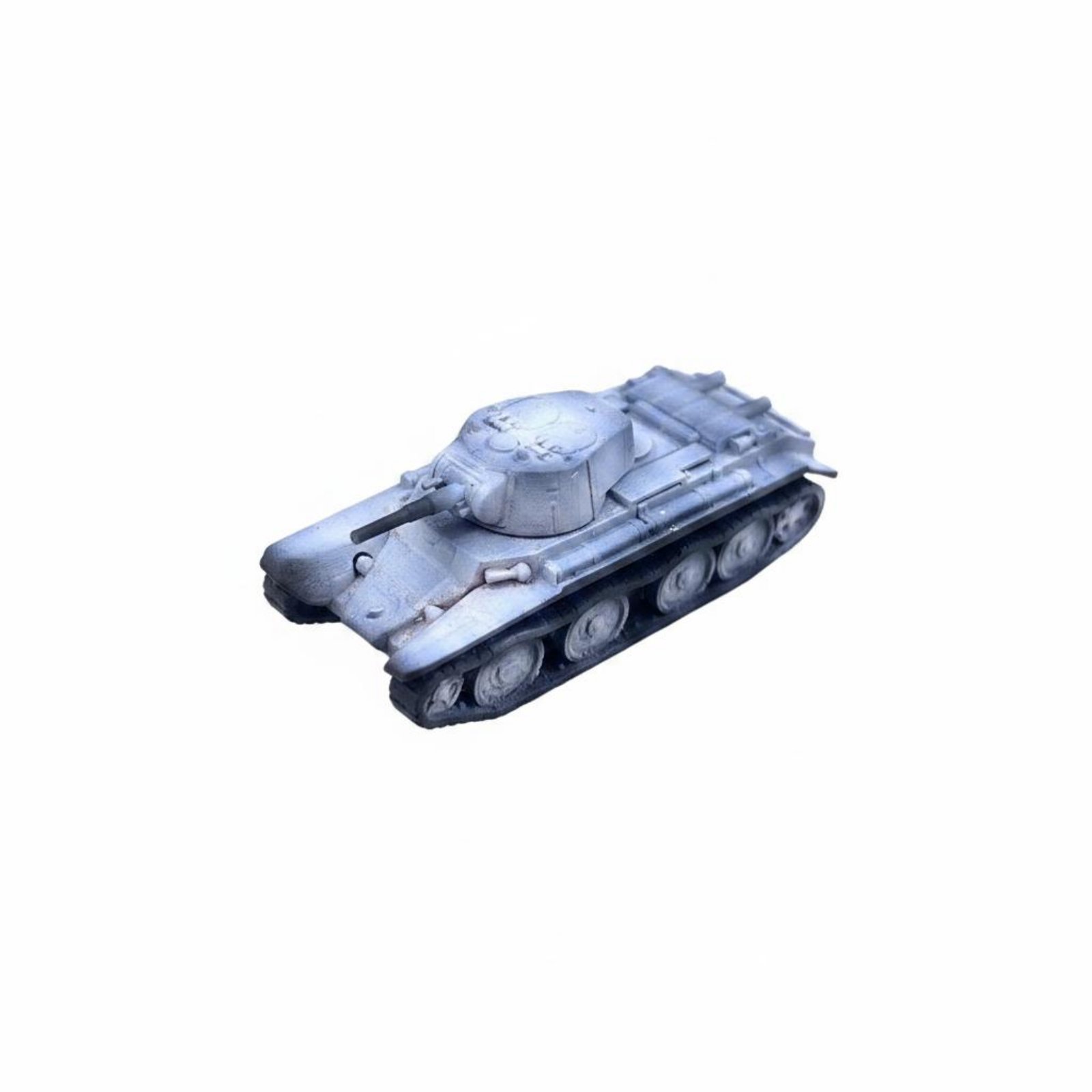 1/144 Soviet BT-7 Miniature Tank Detailed Paint Finish Collectible for Desk