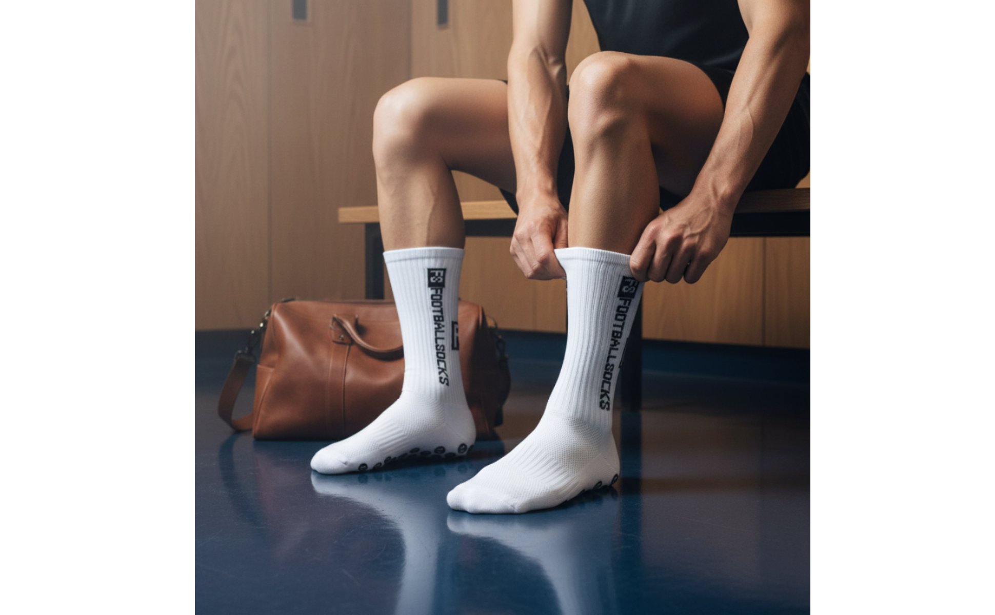 Non Slip Football Socks Towel Bottom Grip Socks Thickened Sole for Teens, Kids