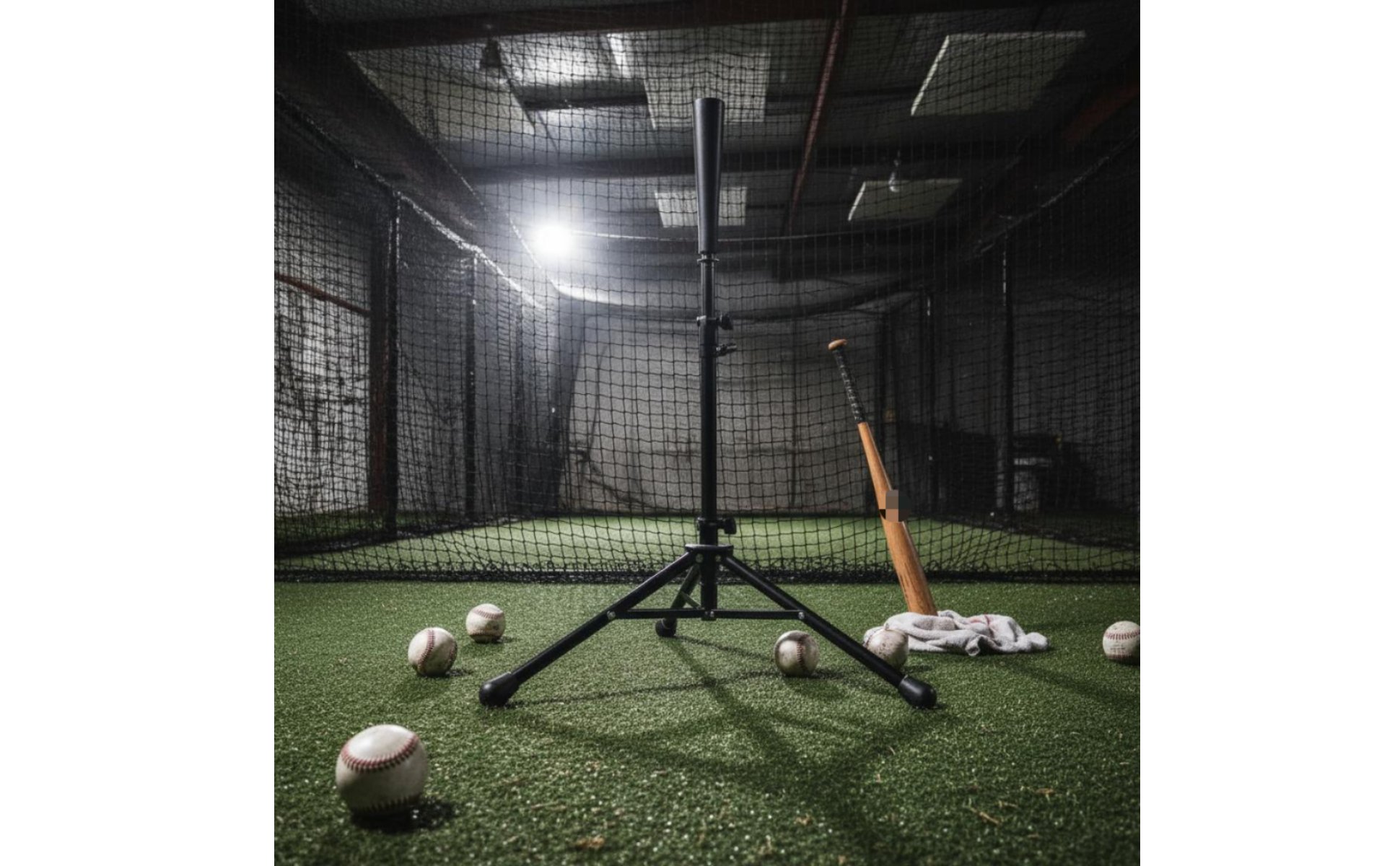 Tripod Baseball Tee Height Adjustable Baseball Tee Easy to Set up for Practice