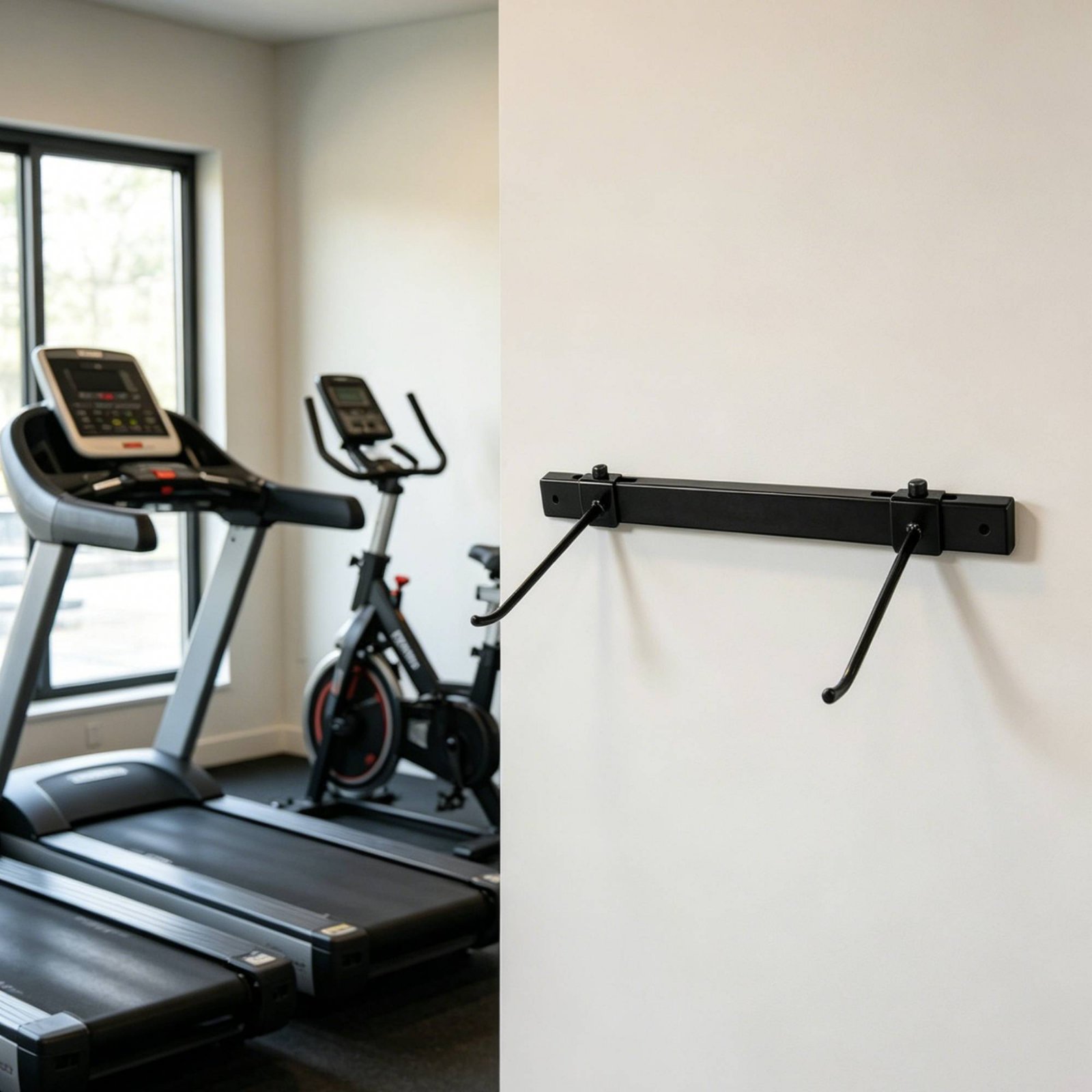 Adjustable Mat Rack Metal Wall Mounted Mat Rack Sturdy Duty