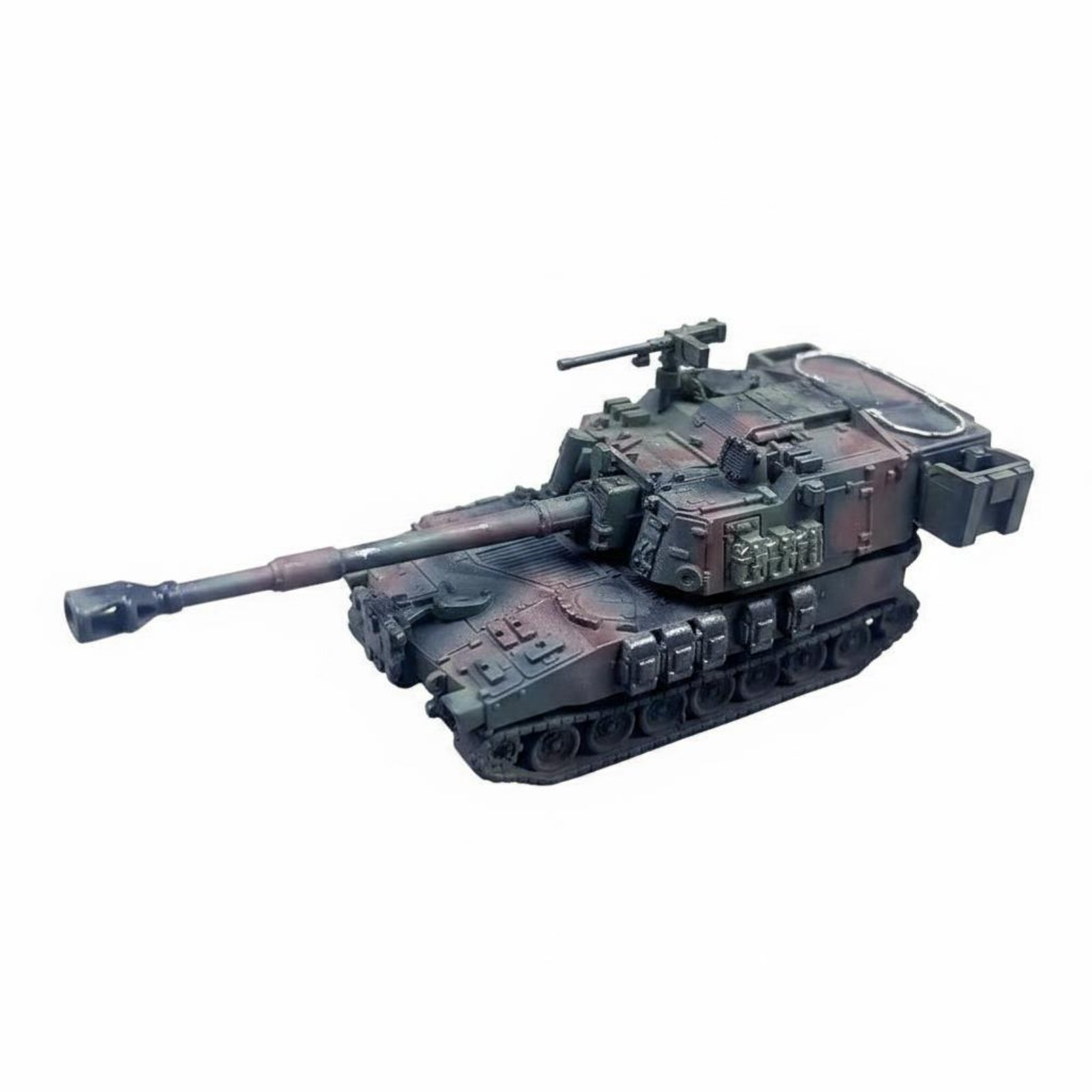 M109A6   Model Miniature 1/144 Scale Battlefield Support Vehicle Model Presentable Collectible for Collection