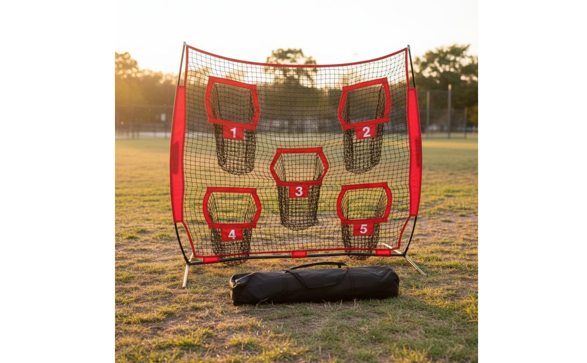 Football Passing Target Net Indoor Outdoor Use Passing Practice Net Easy Setup