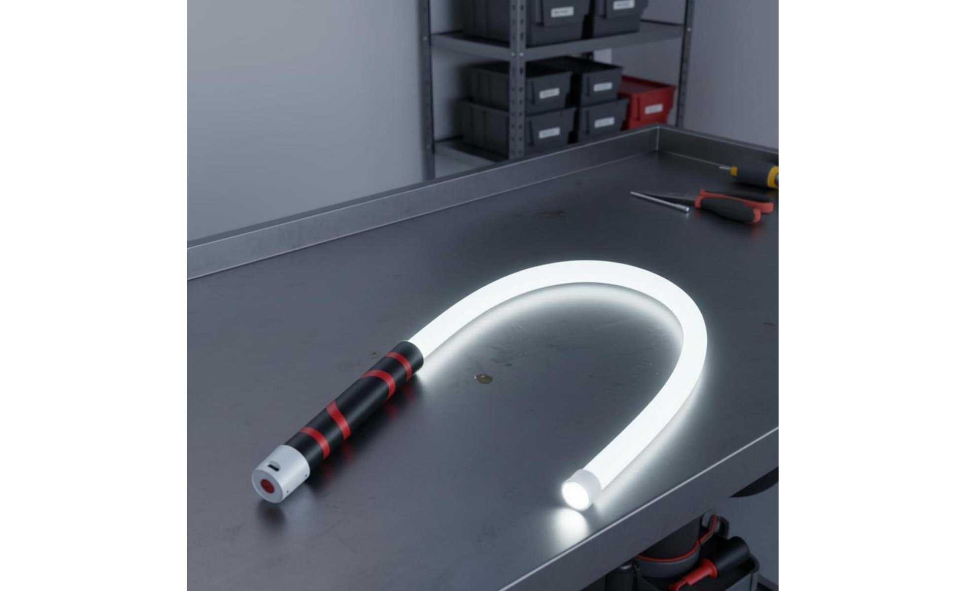 Flexible LED Flashlight Type-C Charging Bendable Work Light Rechargeable