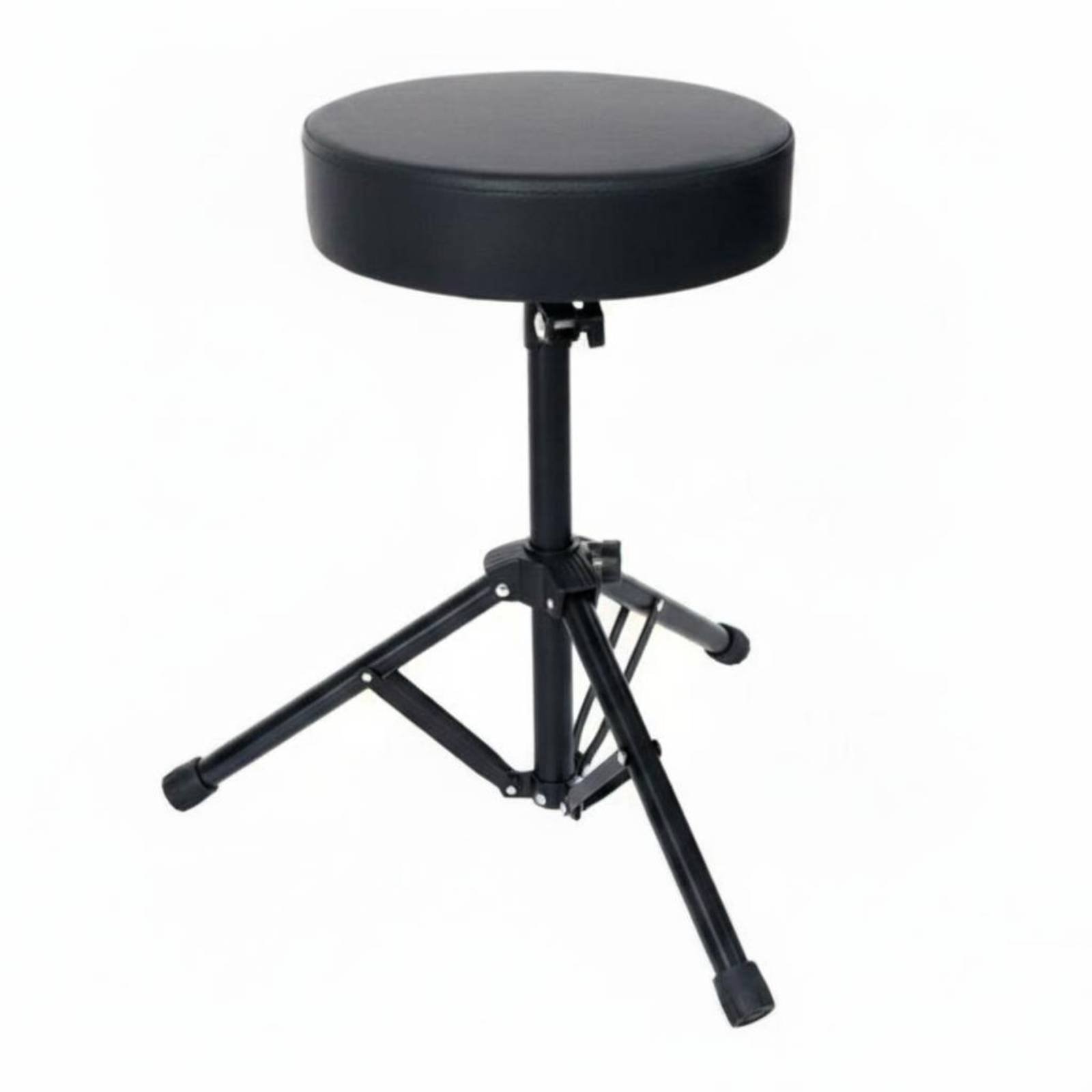 Electronic Drum Stool Sturdy Rotating Drum Seat Anti-Slip Feet Instrument Gear for Drummers, Artists, Stage