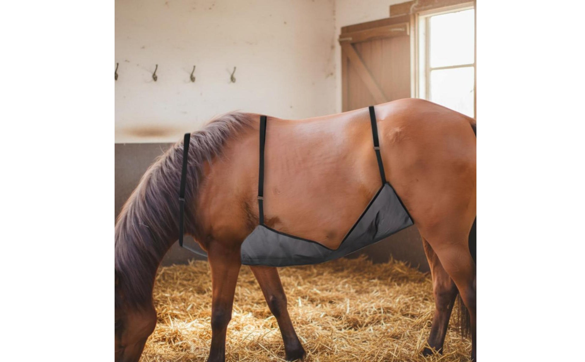 Horse Belly Cover Protection Apron-Design Horse Cover Adjustable Strap