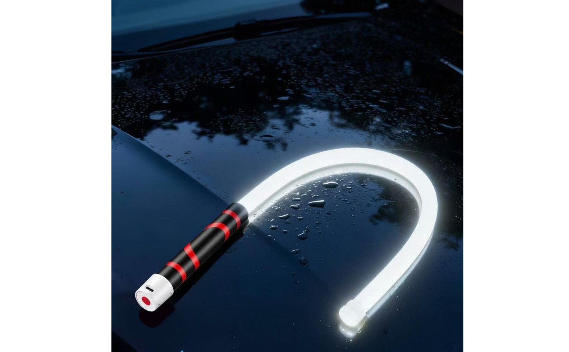 Flexible LED Flashlight Type-C Charging Bendable Work Light Rechargeable