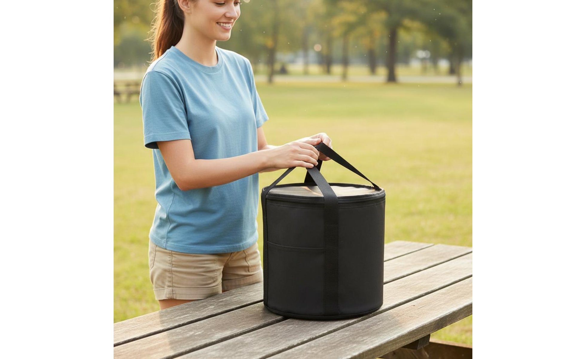 Cookware Pot Bag Large Capacity Camping Storage Bag Thermal Insulation