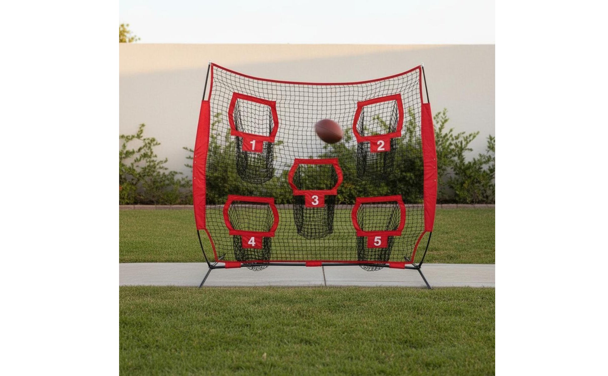 Football Passing Target Net Indoor Outdoor Use Passing Practice Net Easy Setup