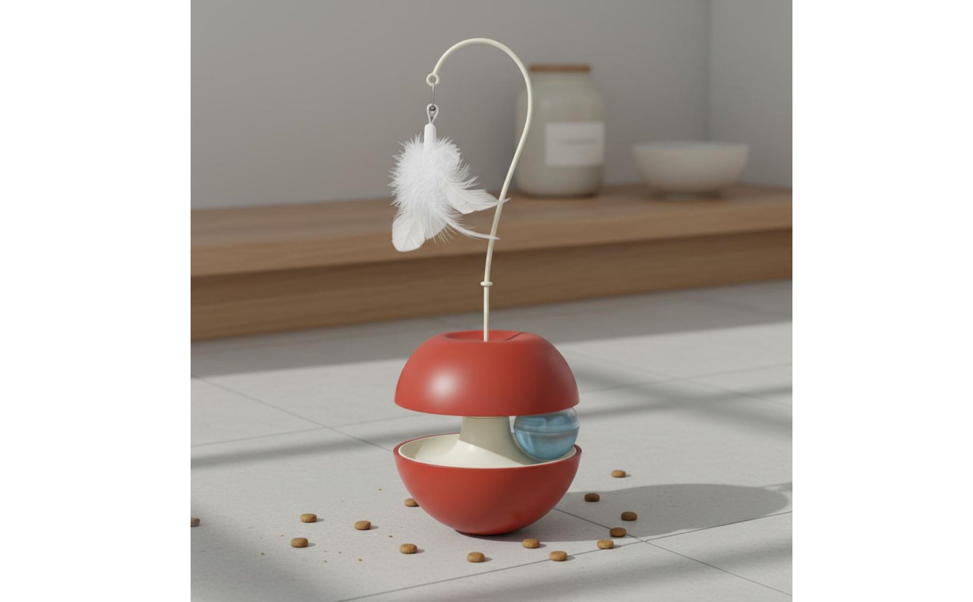 36 Pieces Wobble Feline Toy Mental Stimulation Chime Sphere Feline Toy Boredom