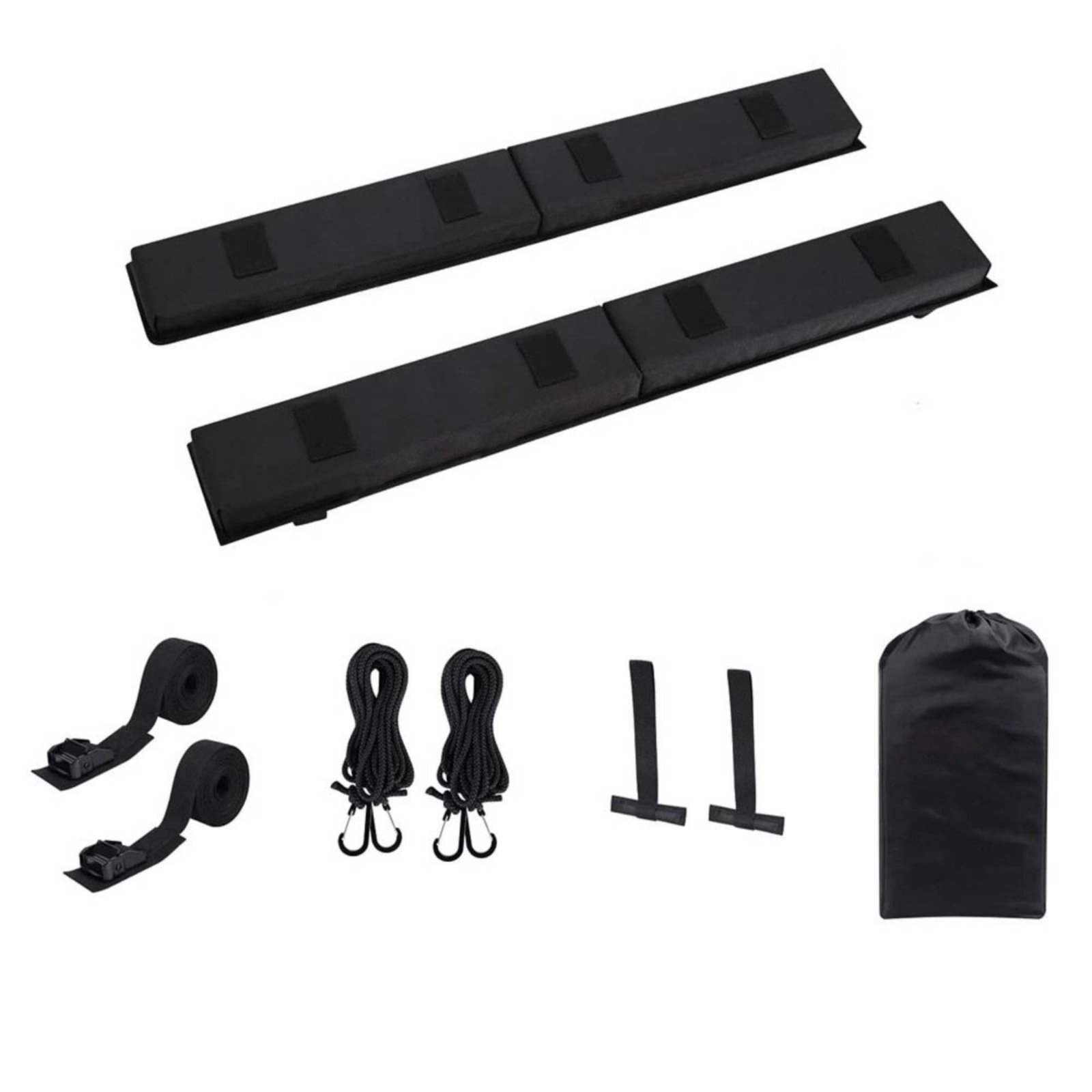 Soft Roof Rack Pad Portable Storage Bag Soft Roof Rack Heavy Duty Vehicle Accessory for Surfing, Road Trip