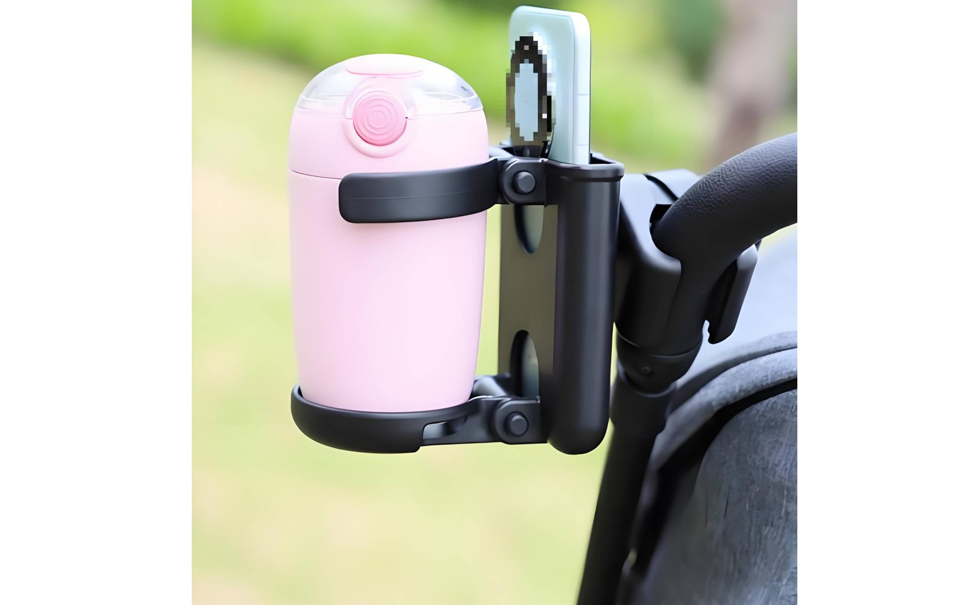 2 in 1 Baby Carriage Holder Foldable Baby Carriage Cup Holder Easy to Install