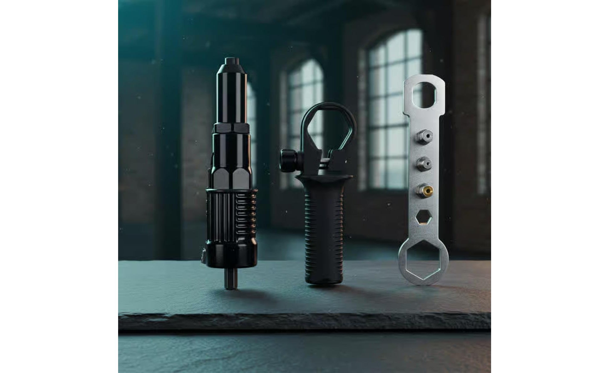 Cordless Rivet Nut Adapter Aluminum Alloy Rivet Nut Adapter Handle Grip