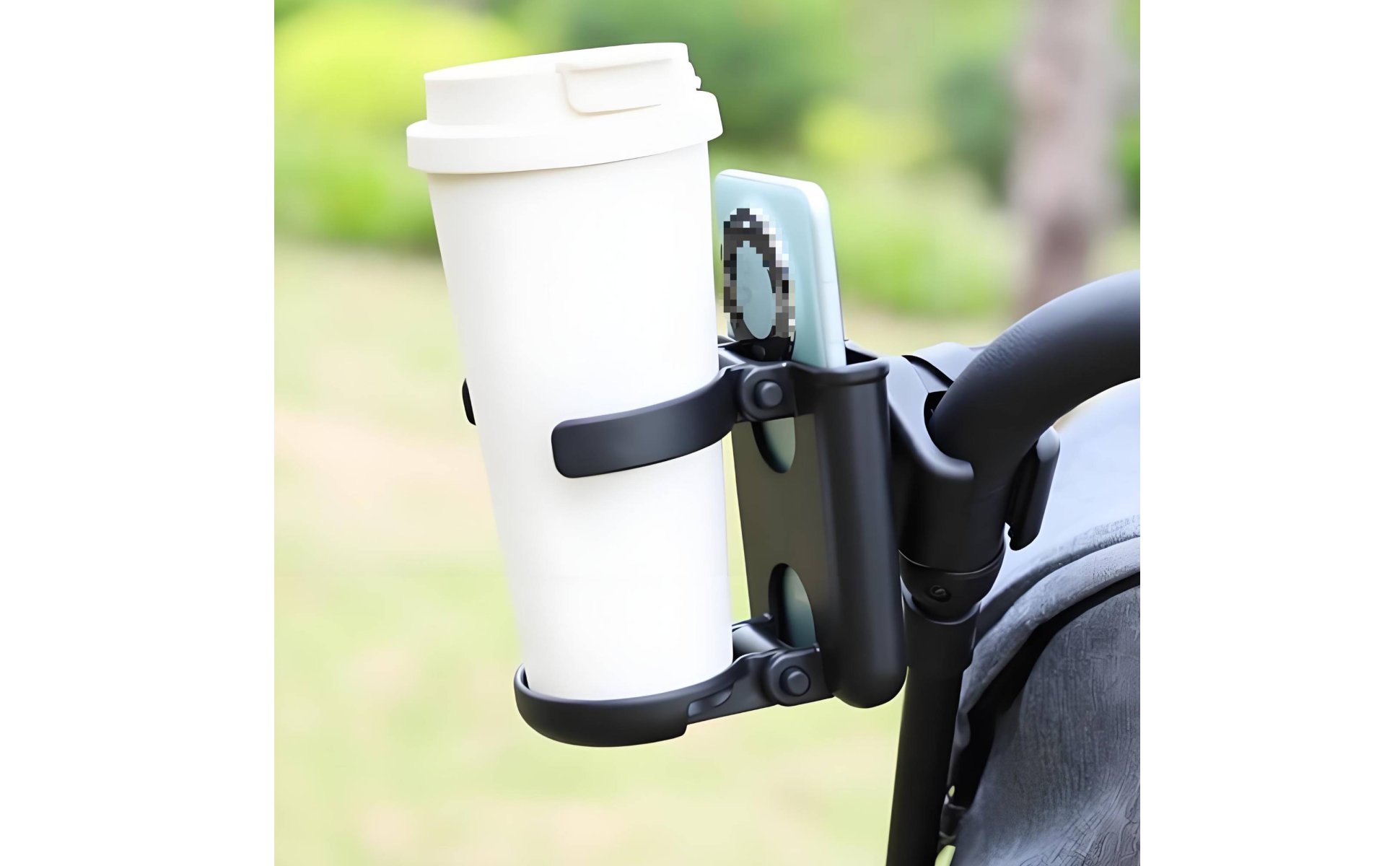 2 in 1 Baby Carriage Holder Foldable Baby Carriage Cup Holder Easy to Install