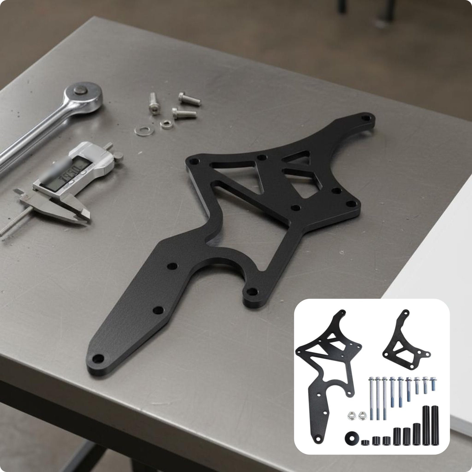 V8 Engine Engine Swap Bracket Direct Replacement Design for Garage