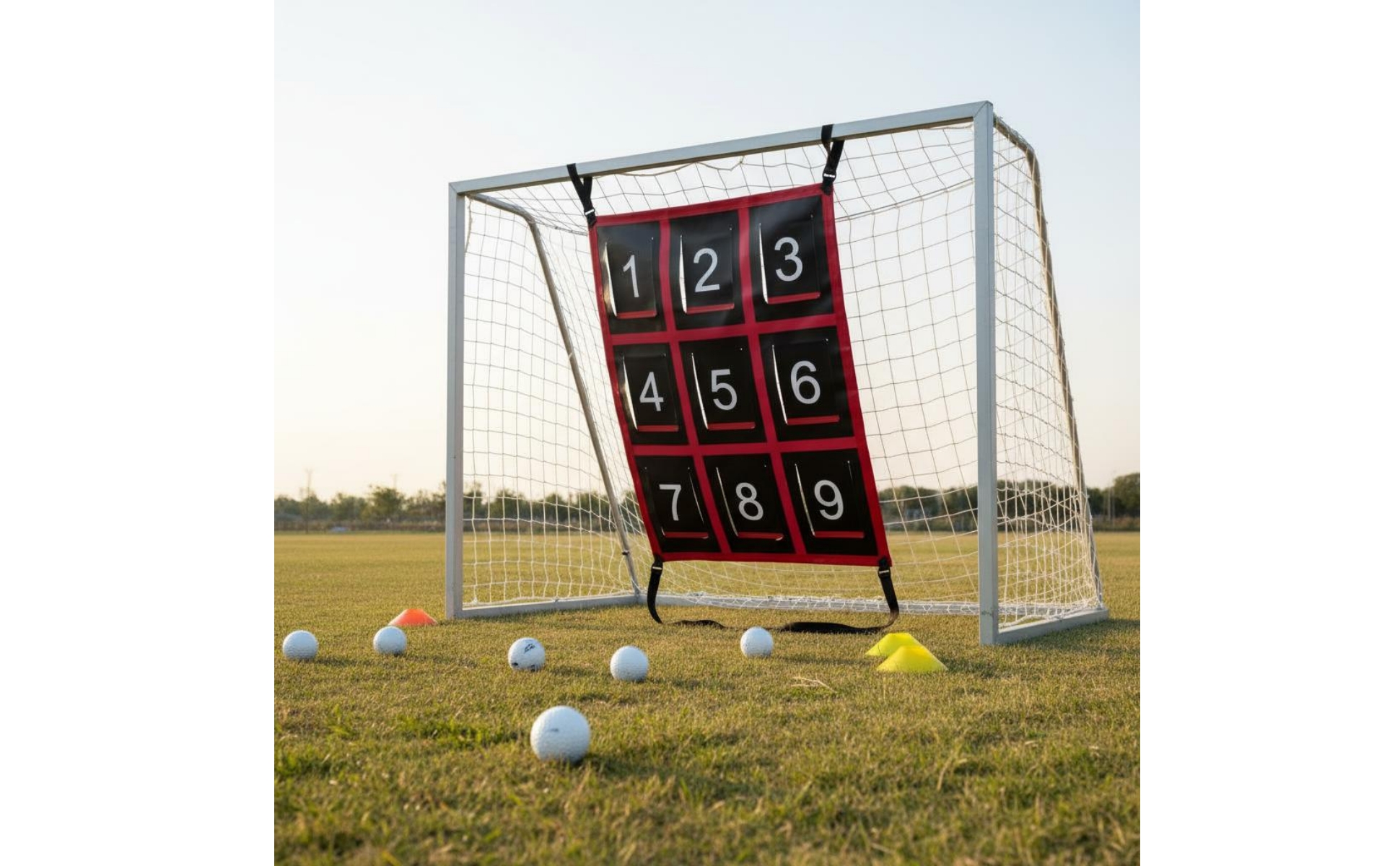 Nine Pocket Target Board Sturdy PVC Material Batting Practice Target