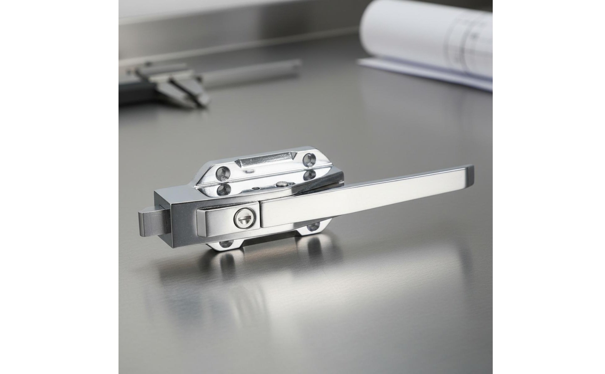 Cold Room Door Latch Zinc Alloy Freezer Door Lock Industrial Grade