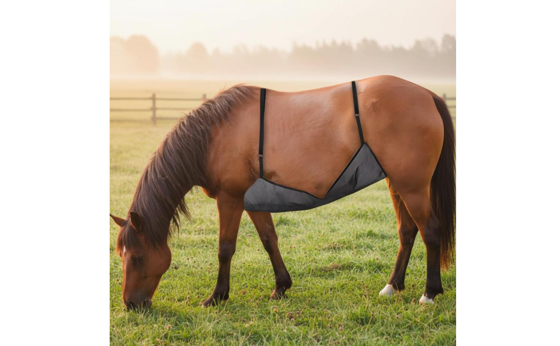 Horse Belly Cover Protection Apron-Design Horse Cover Adjustable Strap