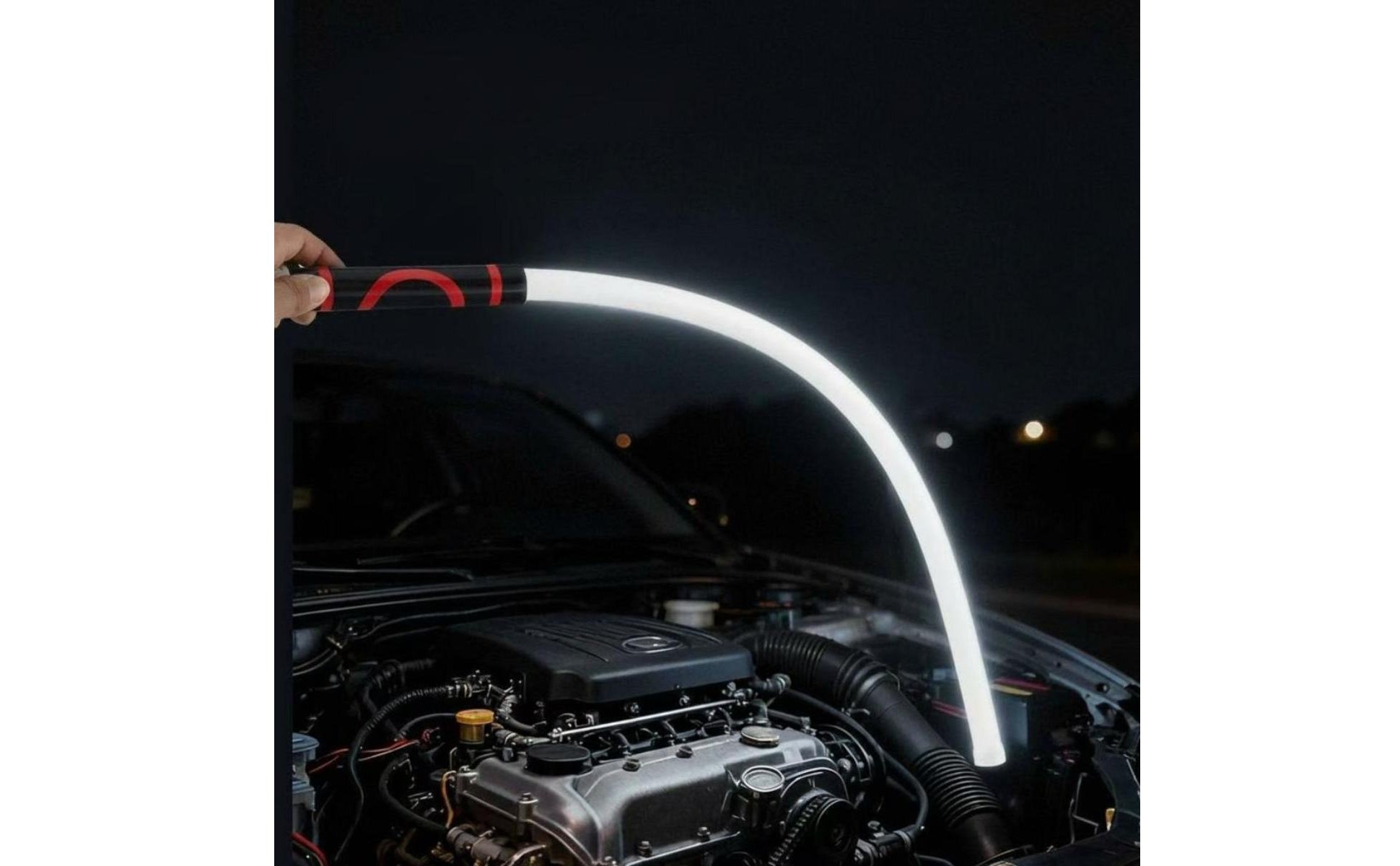 Flexible LED Flashlight Type-C Charging Bendable Work Light Rechargeable