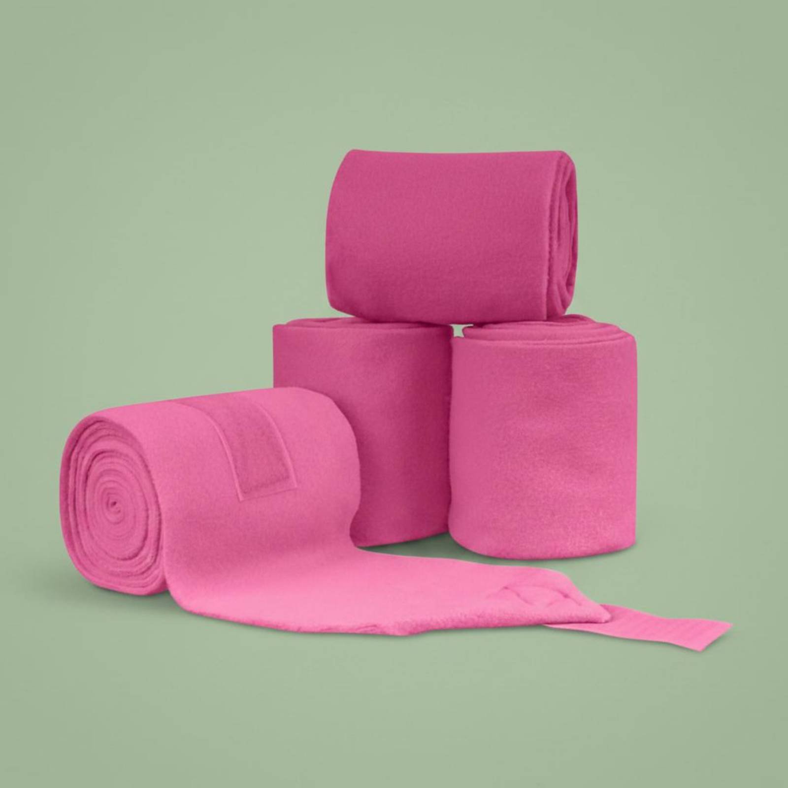 4 Pieces Polo Wraps Hook-and-Loop Stable Wraps Rolled