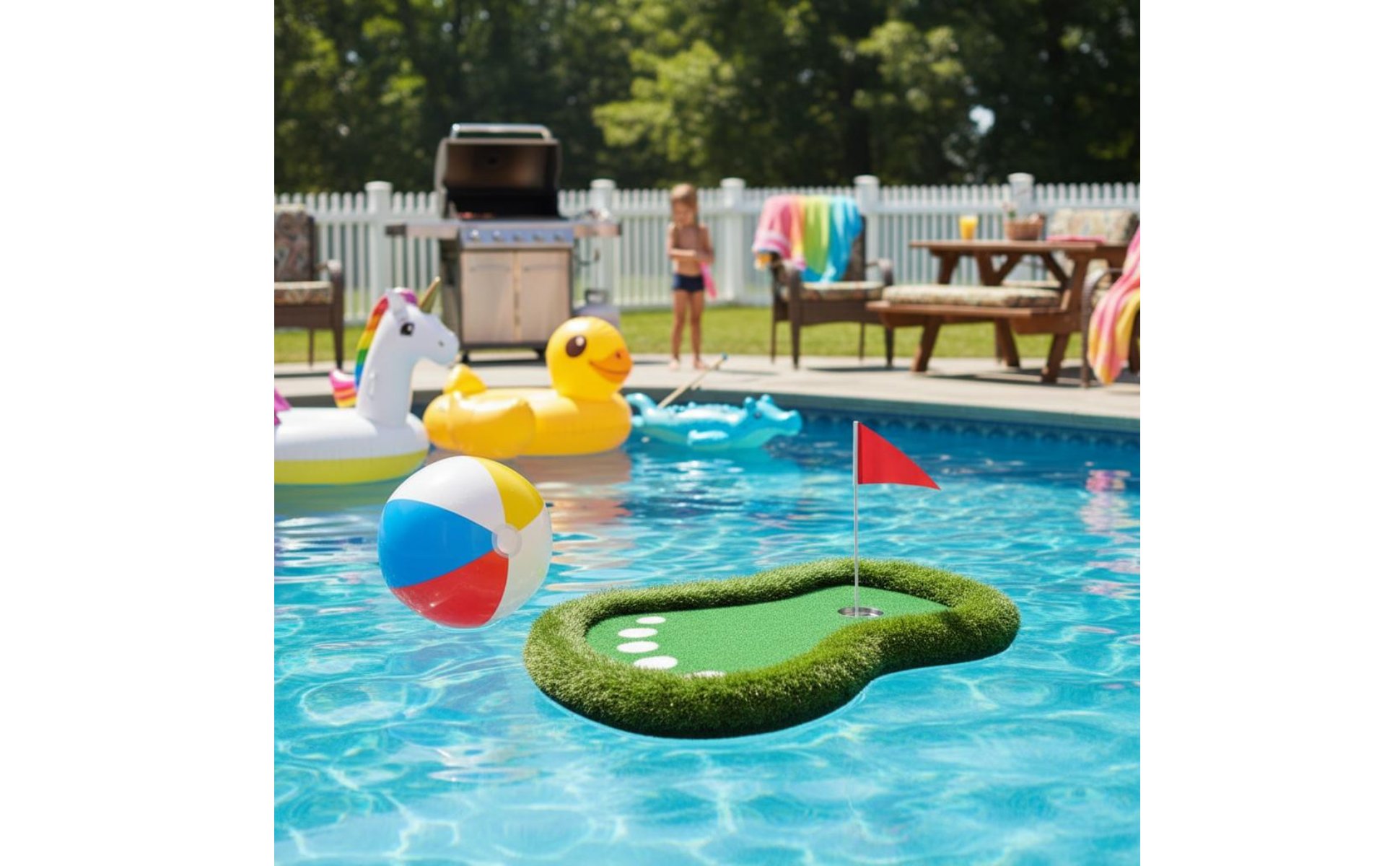 Pool Golf Game Fun Water Golf Game Easy to Use