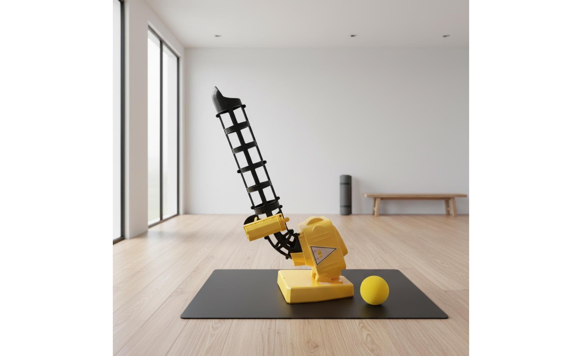 Baseball- und Tennisballwerfer Schräges Rohrdesign Automatischer Baseballwerfer