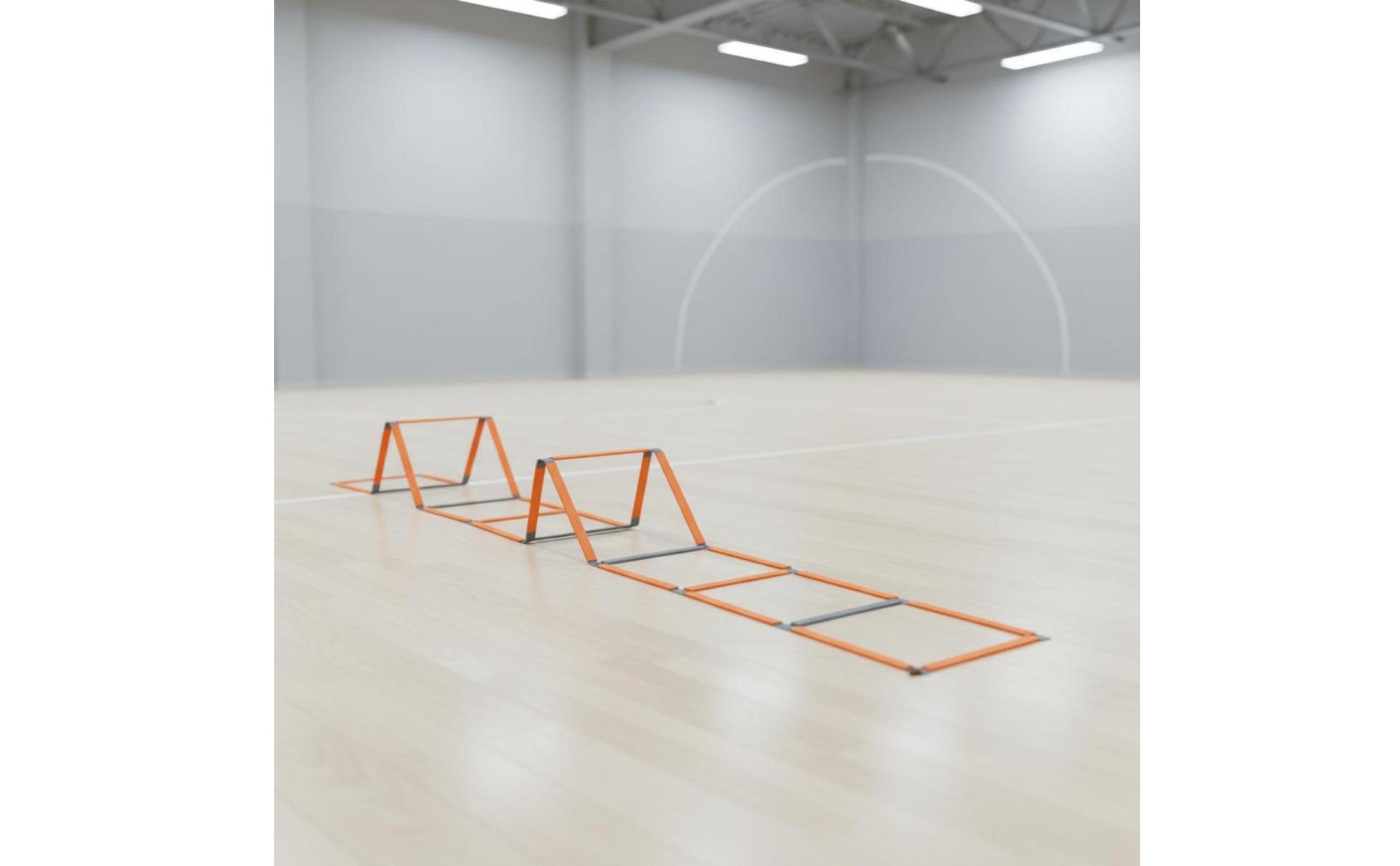 Coordination Training Ladder Multifunctional Agility Hurdle Ladder Fixed Frame