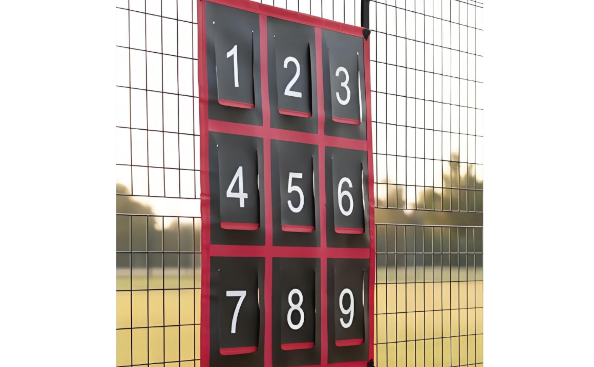 Nine Pocket Target Board Sturdy PVC Material Batting Practice Target