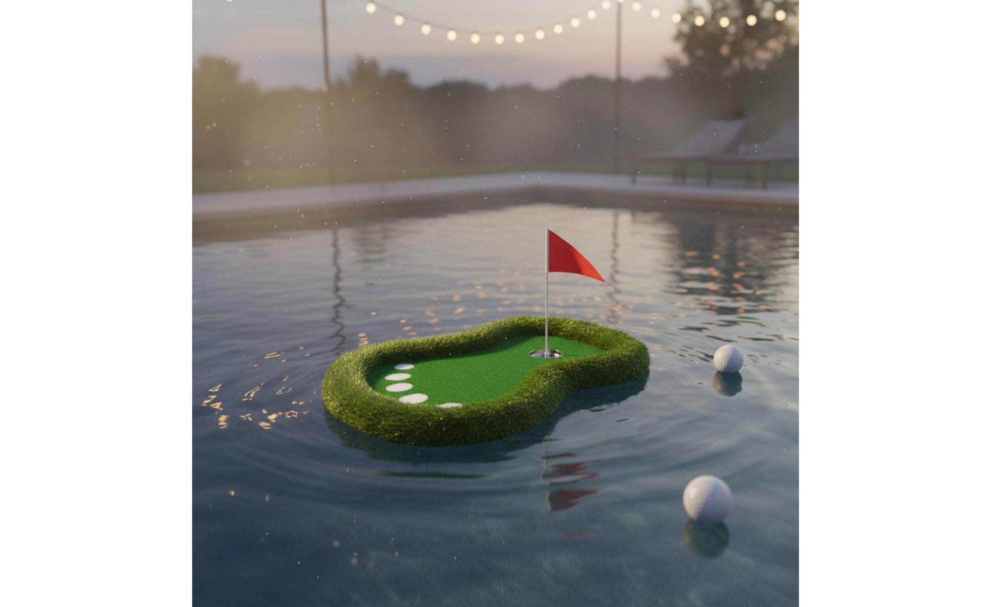 Pool Golf Game Fun Water Golf Game Easy to Use
