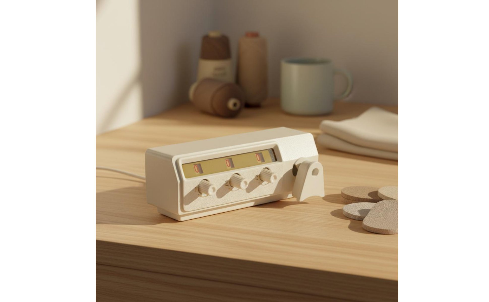 Flat Knitting Row Counter Clamp Mount Mechanical Knitting Row Counter