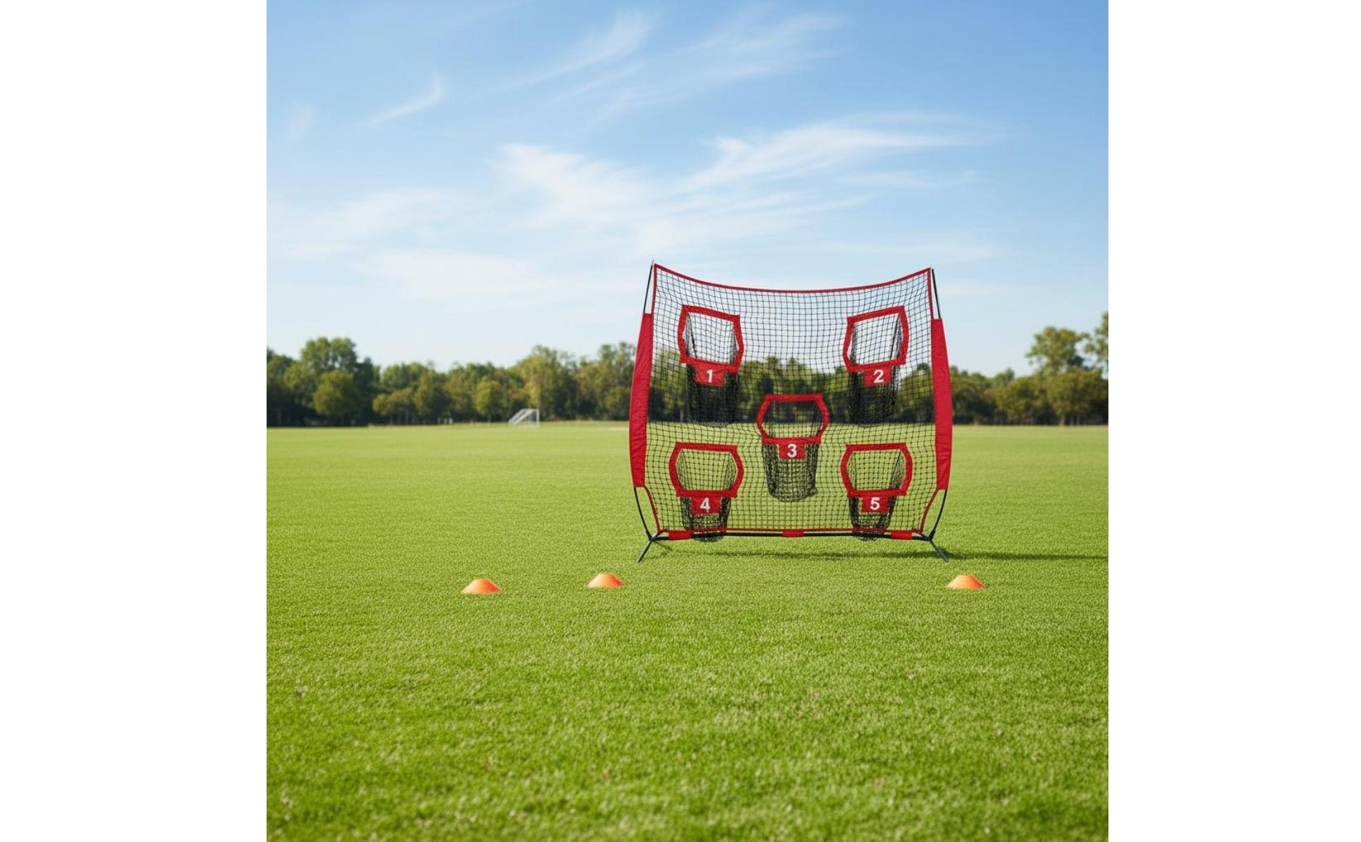 Football Passing Target Net Indoor Outdoor Use Passing Practice Net Easy Setup