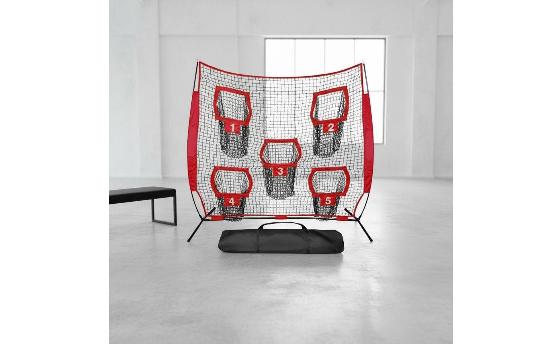 Football Passing Target Net Indoor Outdoor Use Passing Practice Net Easy Setup