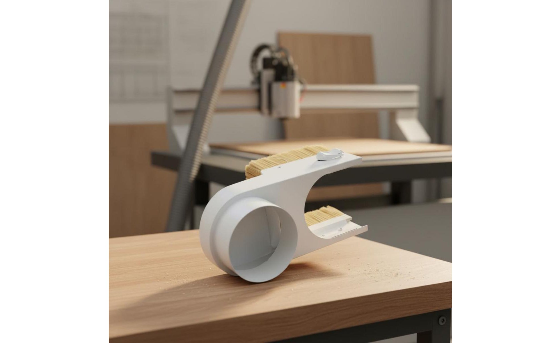 Push Pull Dust Hood Strong Suction Engraving Machine Dust Guard Wear Resistant