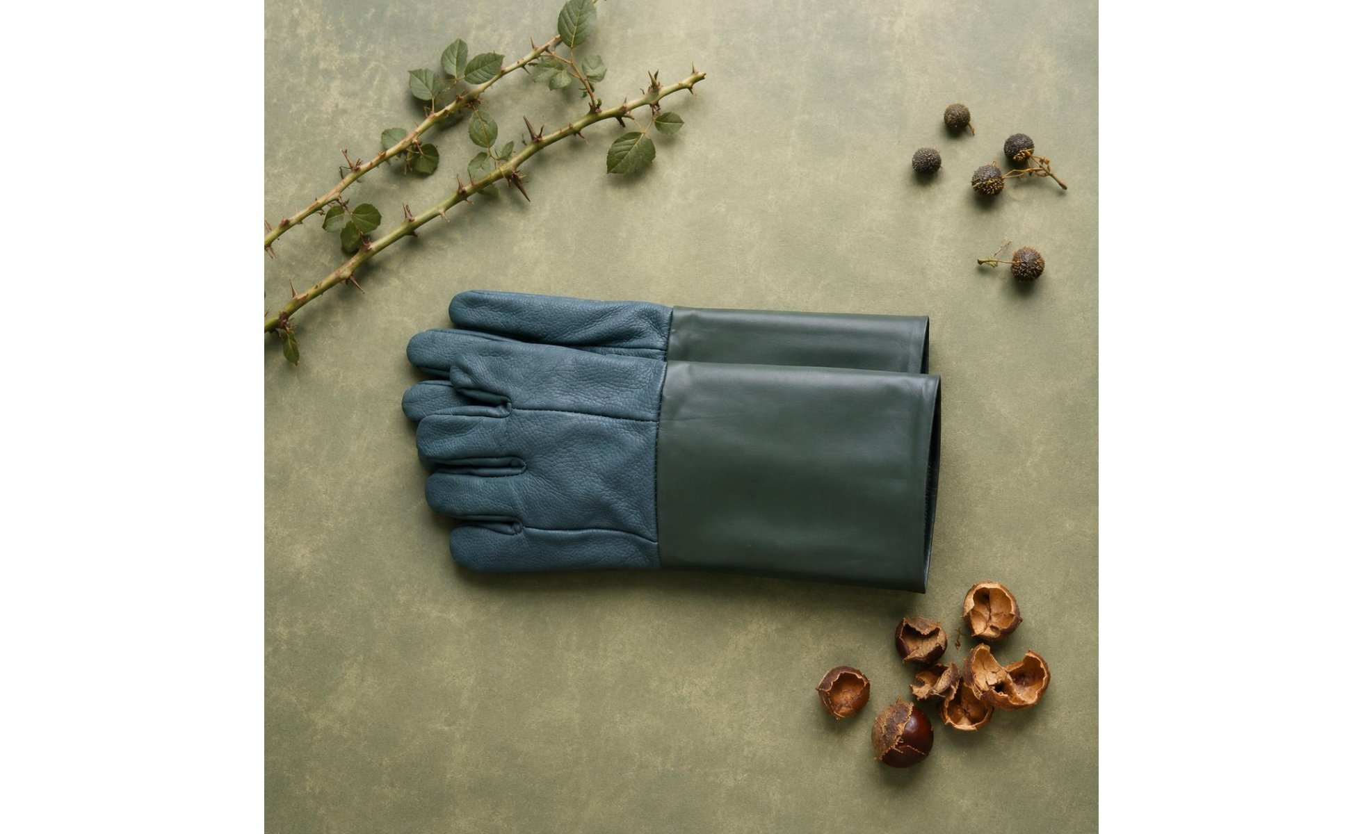 Thorn Resistant Leather Gauntlet Forearm Protection Long Gauntlet Gloves