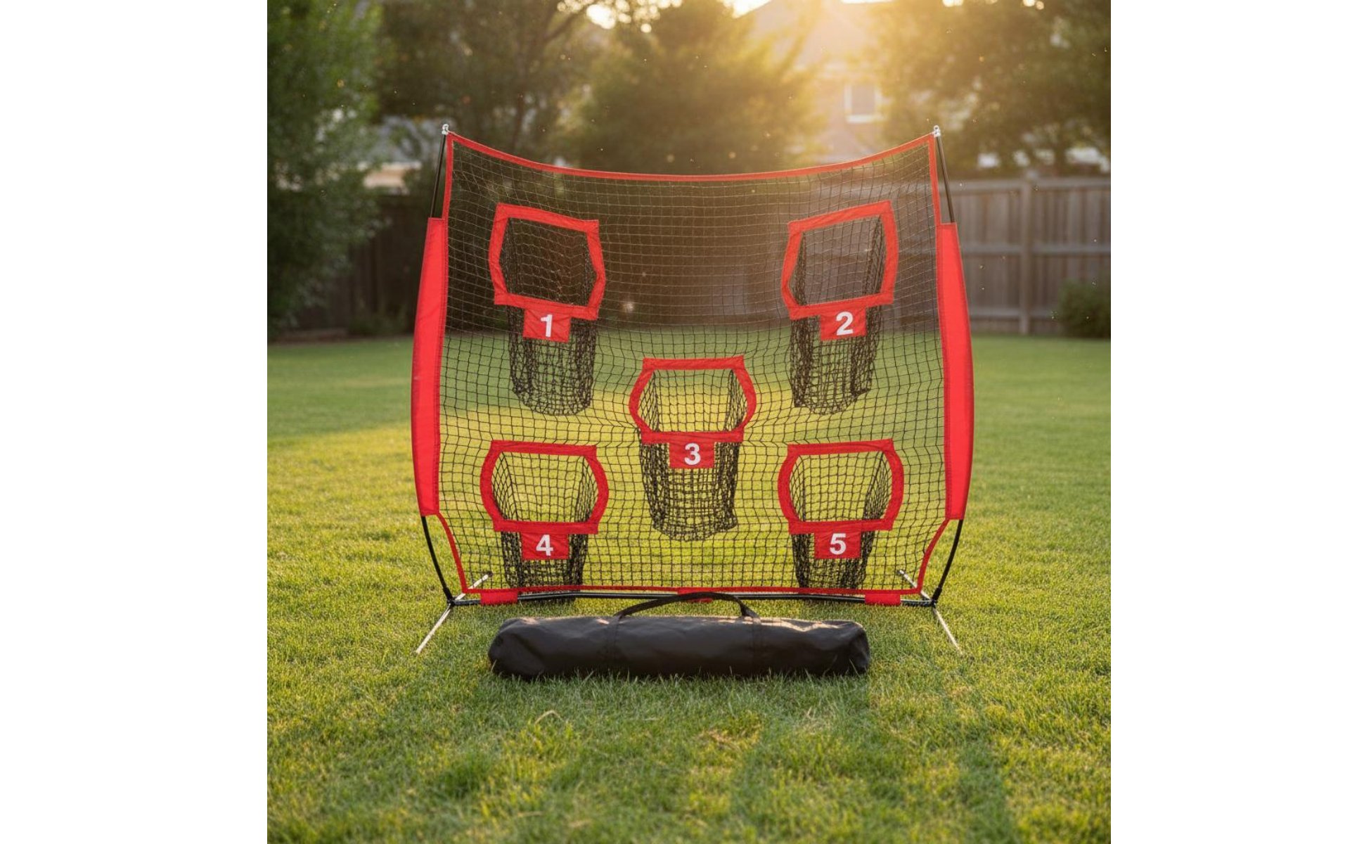 Football Passing Target Net Indoor Outdoor Use Passing Practice Net Easy Setup