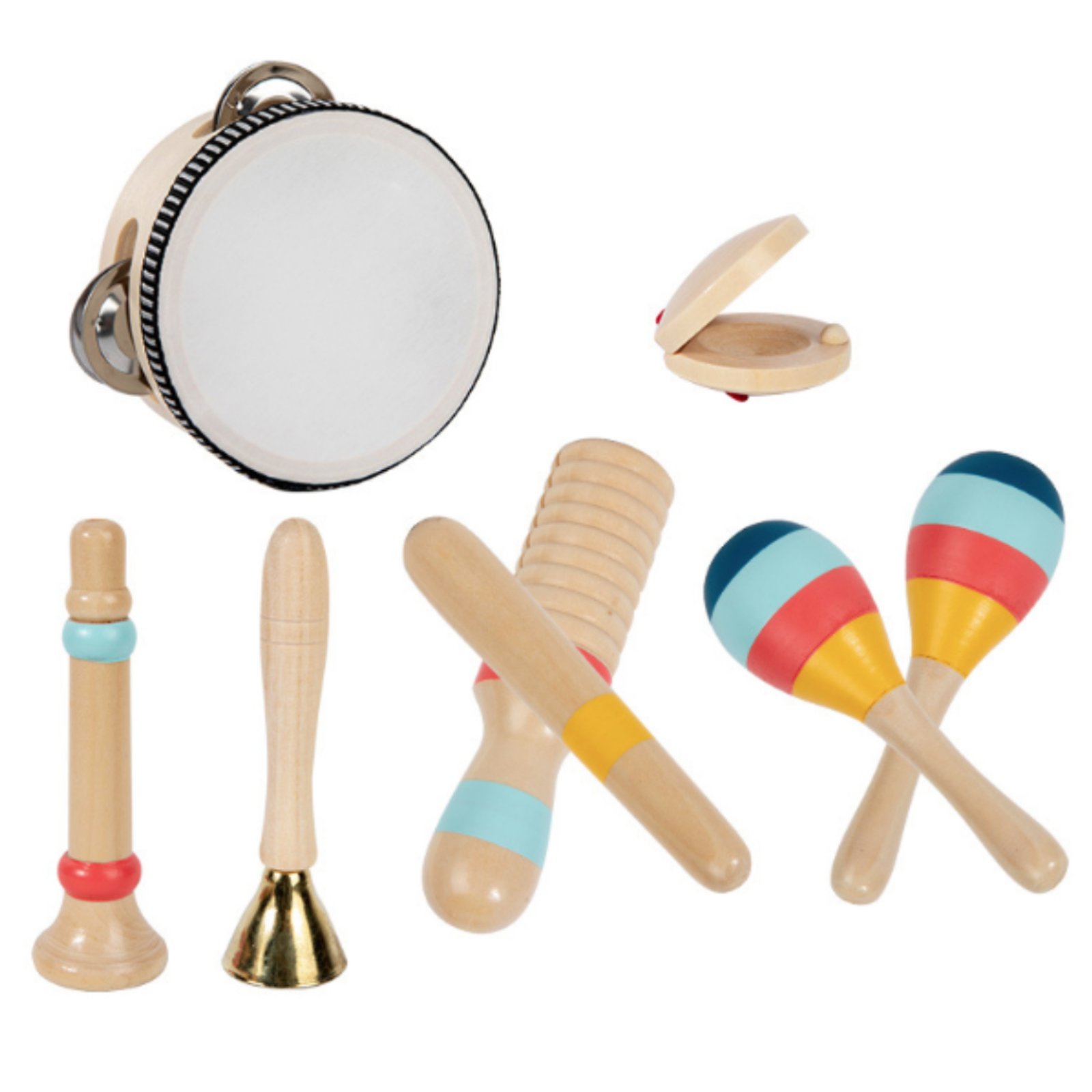 Musical Instrument Set Educational Infant Drum Toy Educational Kids Instrument Set for Early Learning