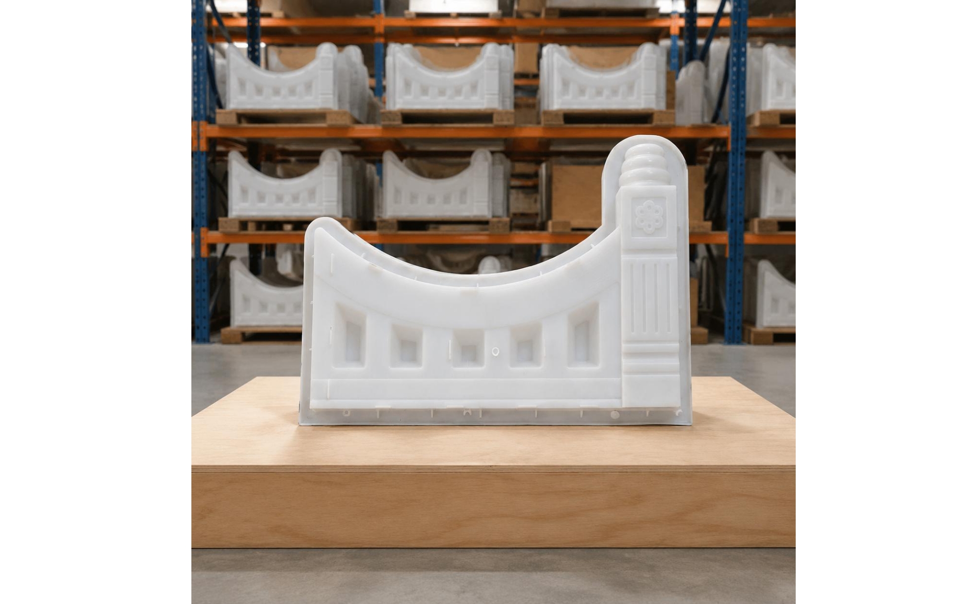 Flowerbed Brick Mold Decorative Panel Five-Hole Brick Mold Curved Profile