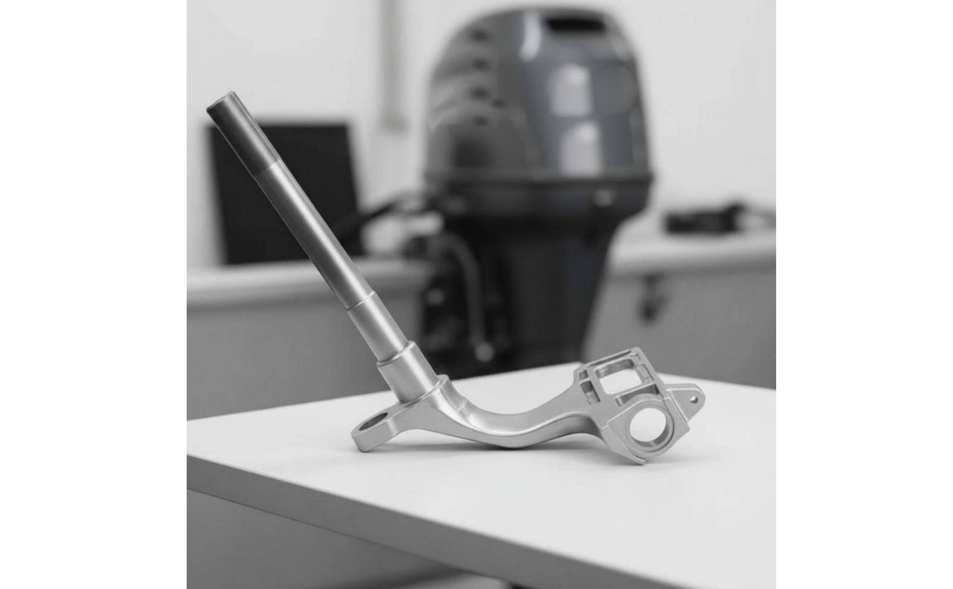 Mid-Range Shaft Replacement Part Outboard Bracket Shaft
