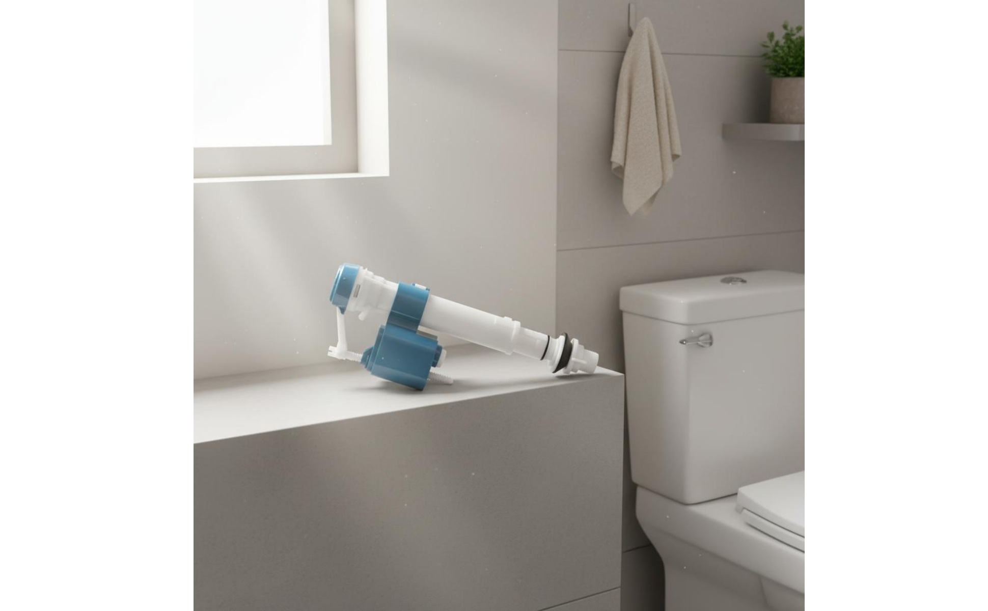 ABS Toilet Valve Assembly Telescopic Toilet Cistern Flush Valve Sealing Rings