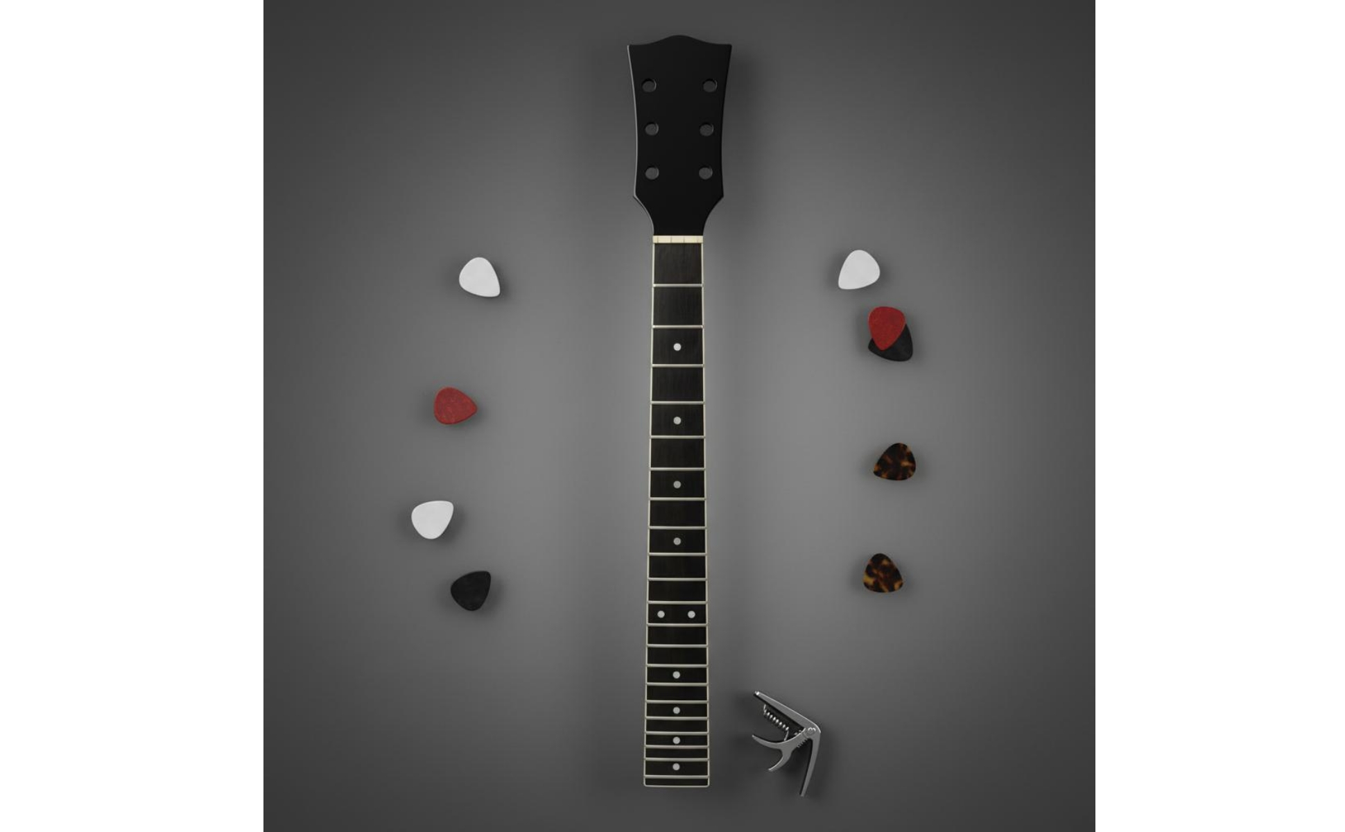 Les Paul Neck Black Gloss Finish LP Guitar Neck Maple Wood