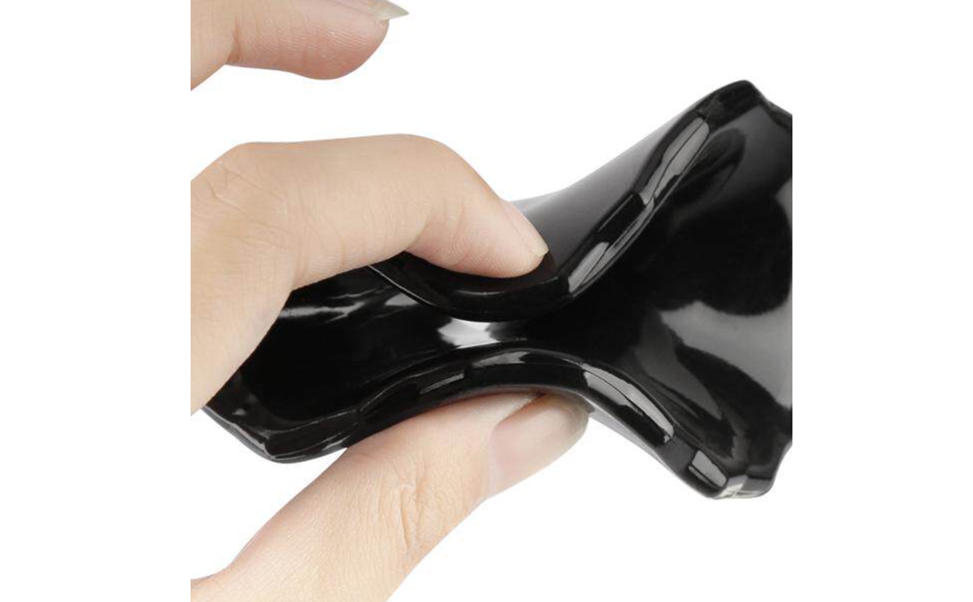 Protège-Mors En Silicone Bord Festonné Disque de Mors Ouverture Centrale